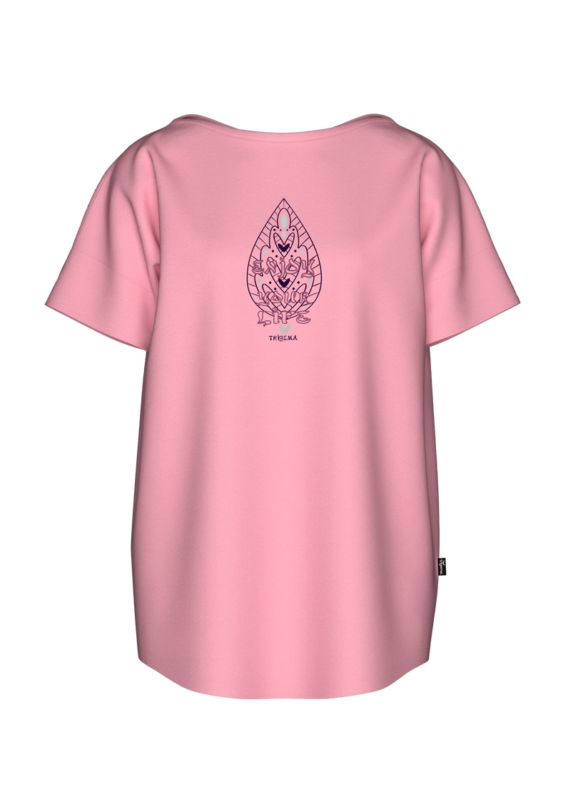Trigema T-Shirt »TRIGEMA Oversized T-Shirt mit Printmotiven«, (1 tlg.)