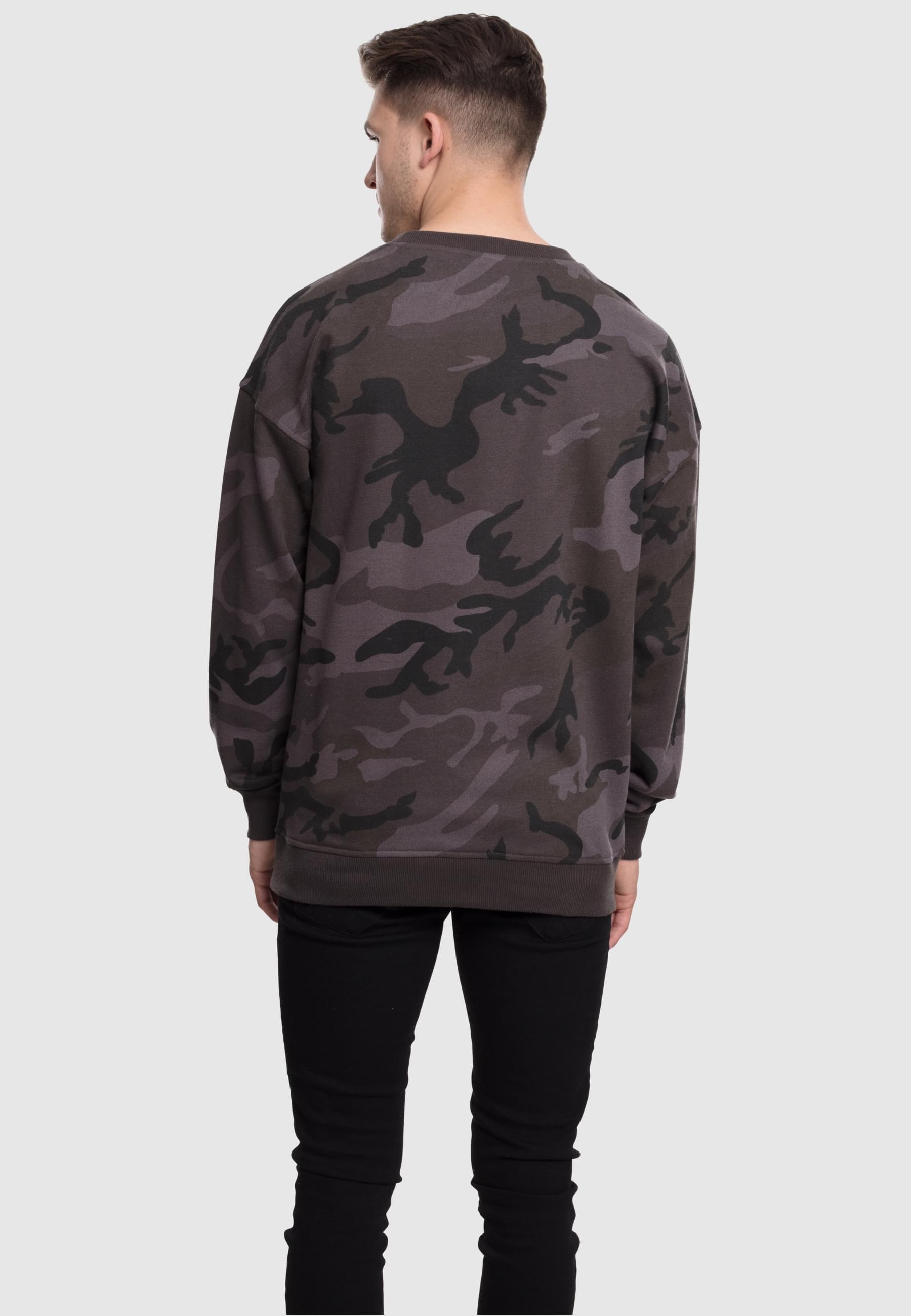URBAN CLASSICS Rundhalspullover »Urban Classics Herren Camo Crewneck«, (1 tlg.)
