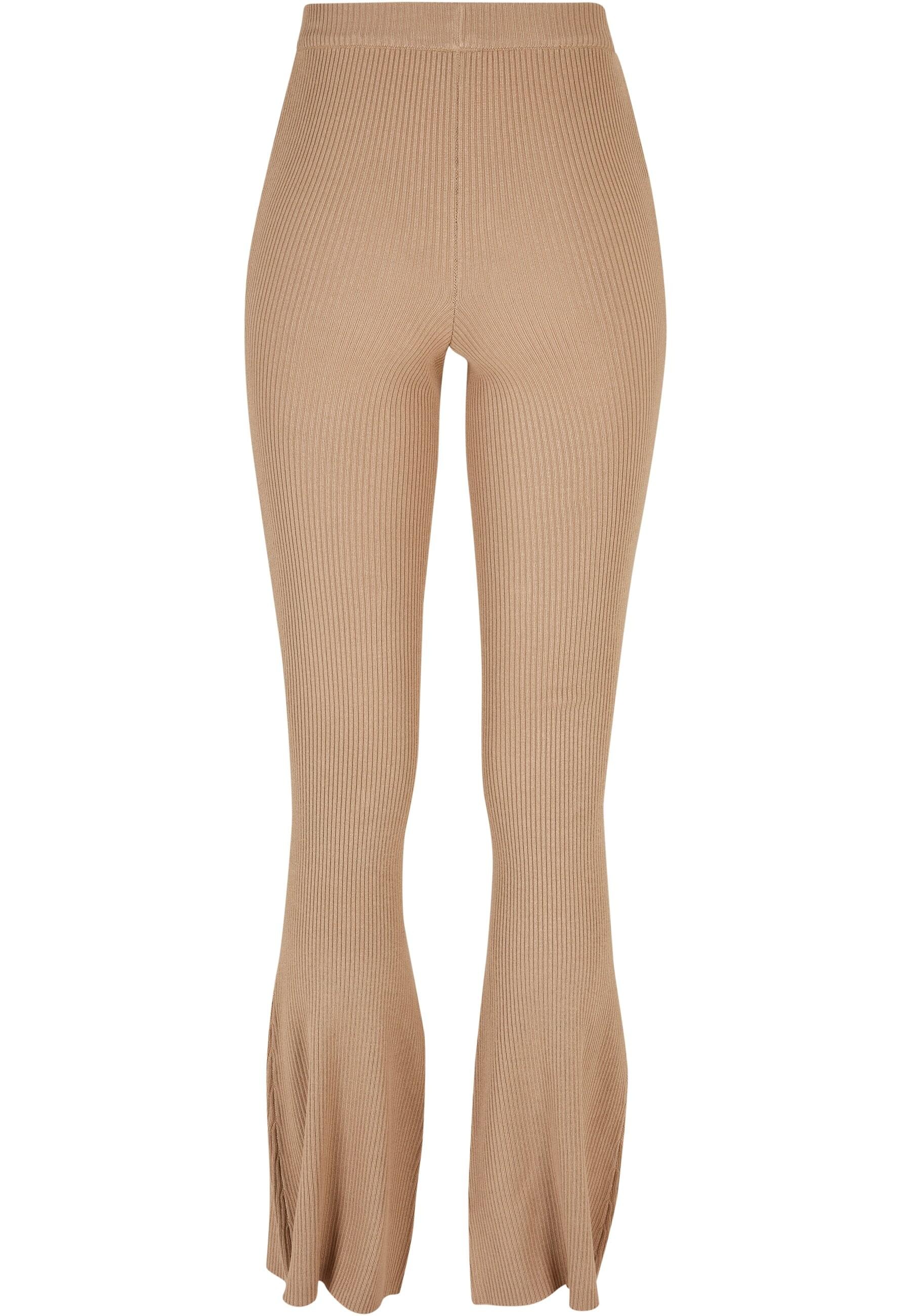 URBAN CLASSICS Leggings »Urban Classics Damen Ladies Rib Knit Bootcut Leggings«, (1 tlg.)