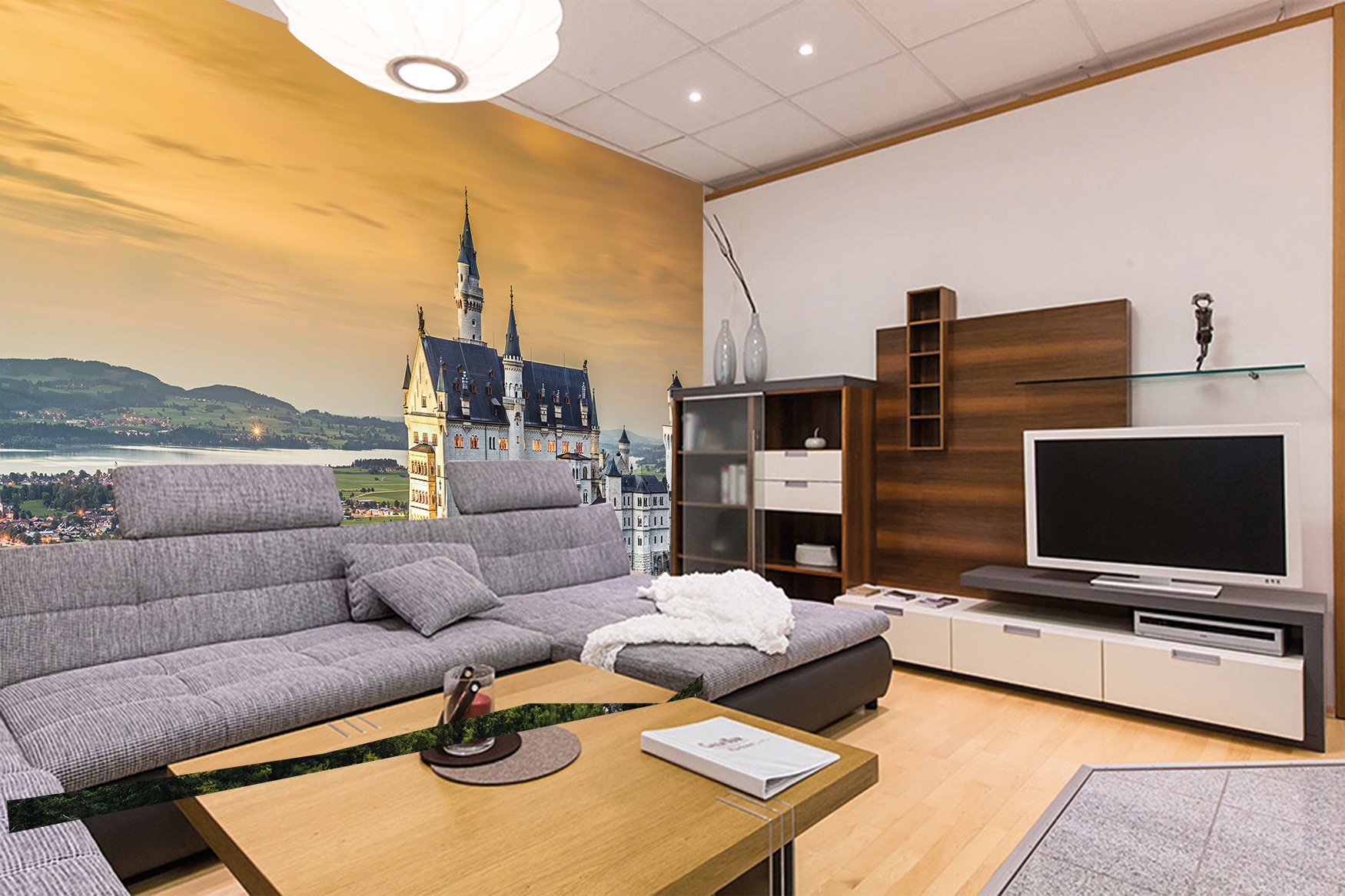 Papermoon Fototapete »Neuschwanstein Castle« glatt