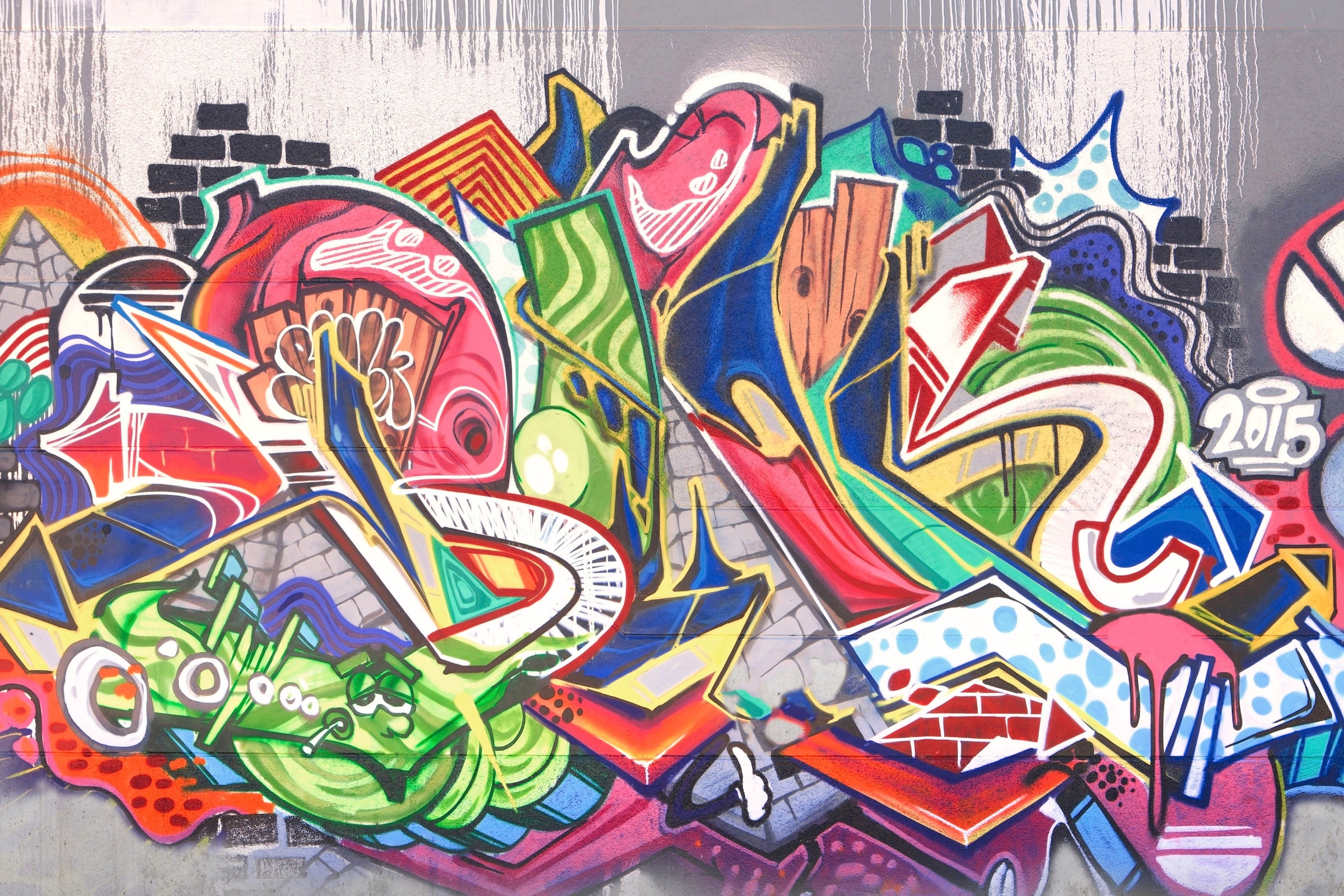 A.S. Création Leinwandbild »Graffiti«, (1 St.), Graffiti Keilrahmen Jugendzimmer Bunt