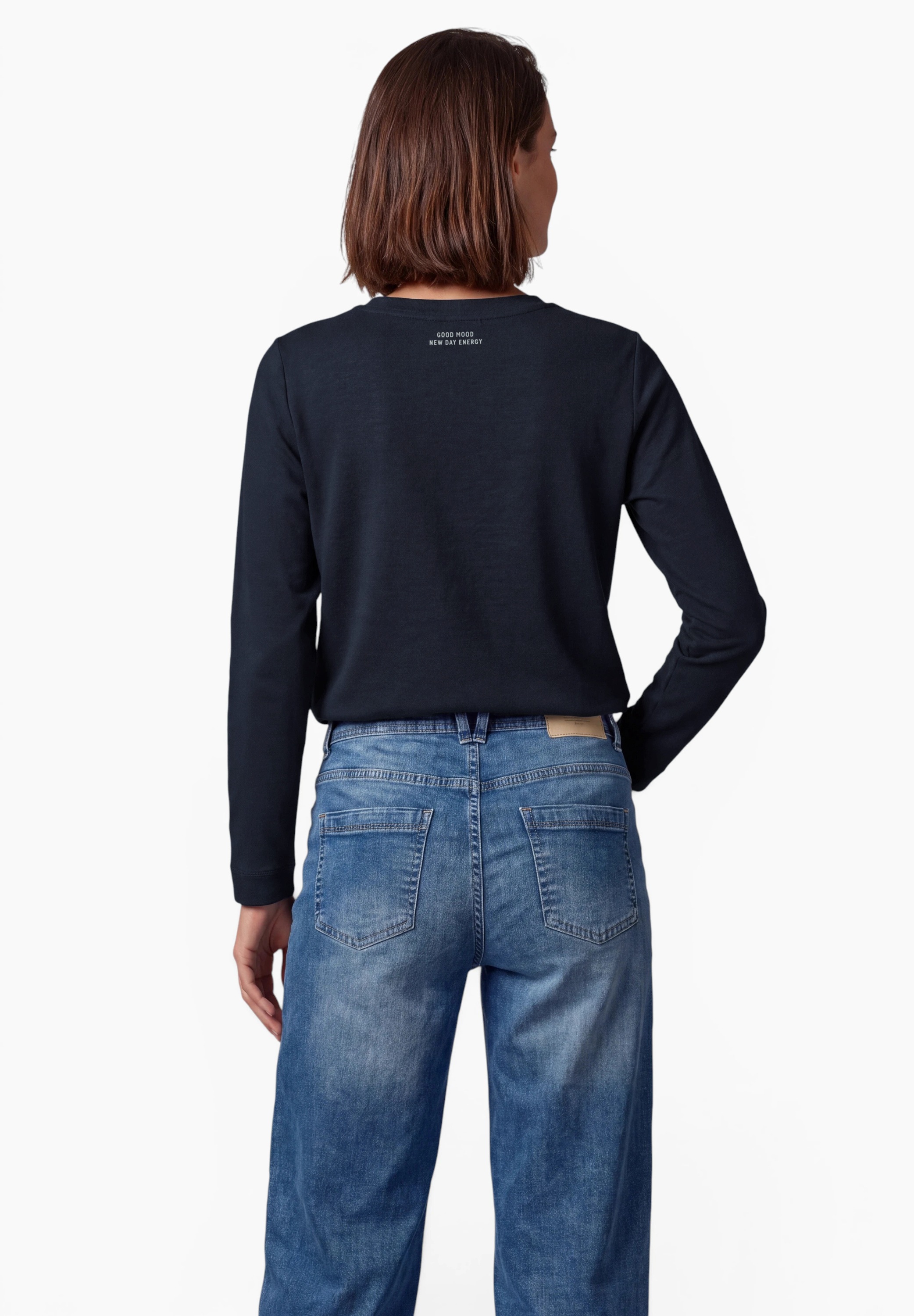 Cecil Langarmshirt mit U-Boot-Ausschnitt