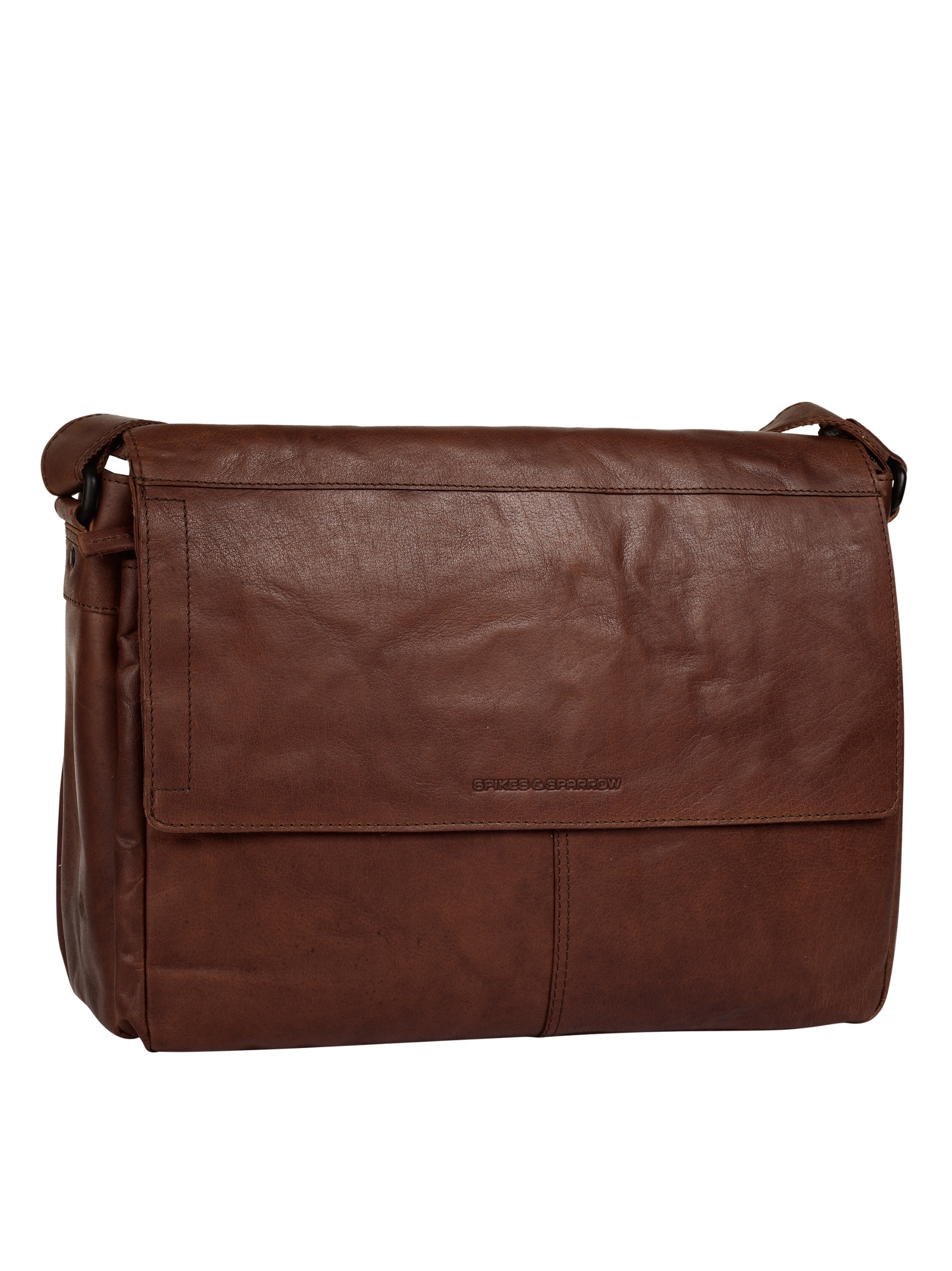 Spikes & Sparrow Messenger Bag, echt Leder