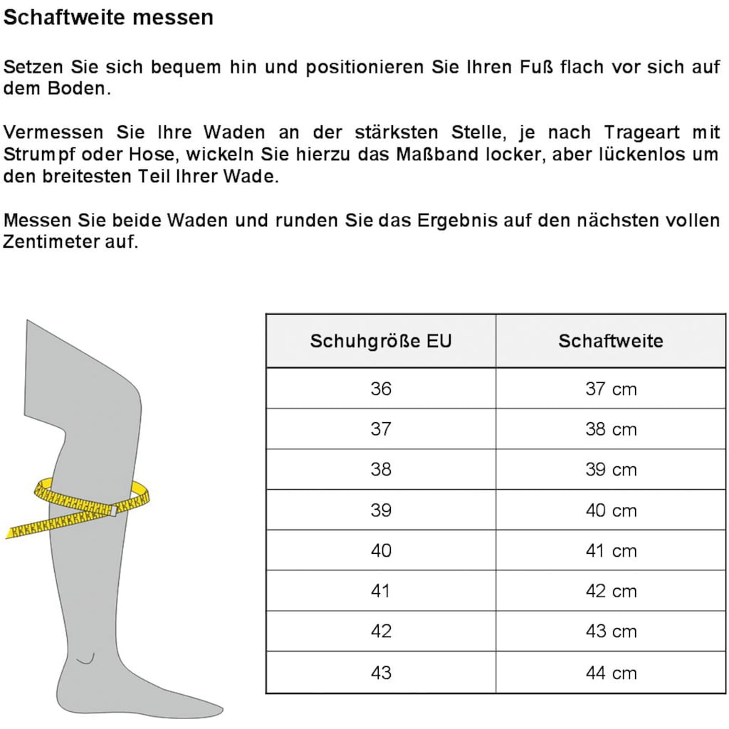 Rieker Winterstiefel, mit seitlichem Stretcheinsatz