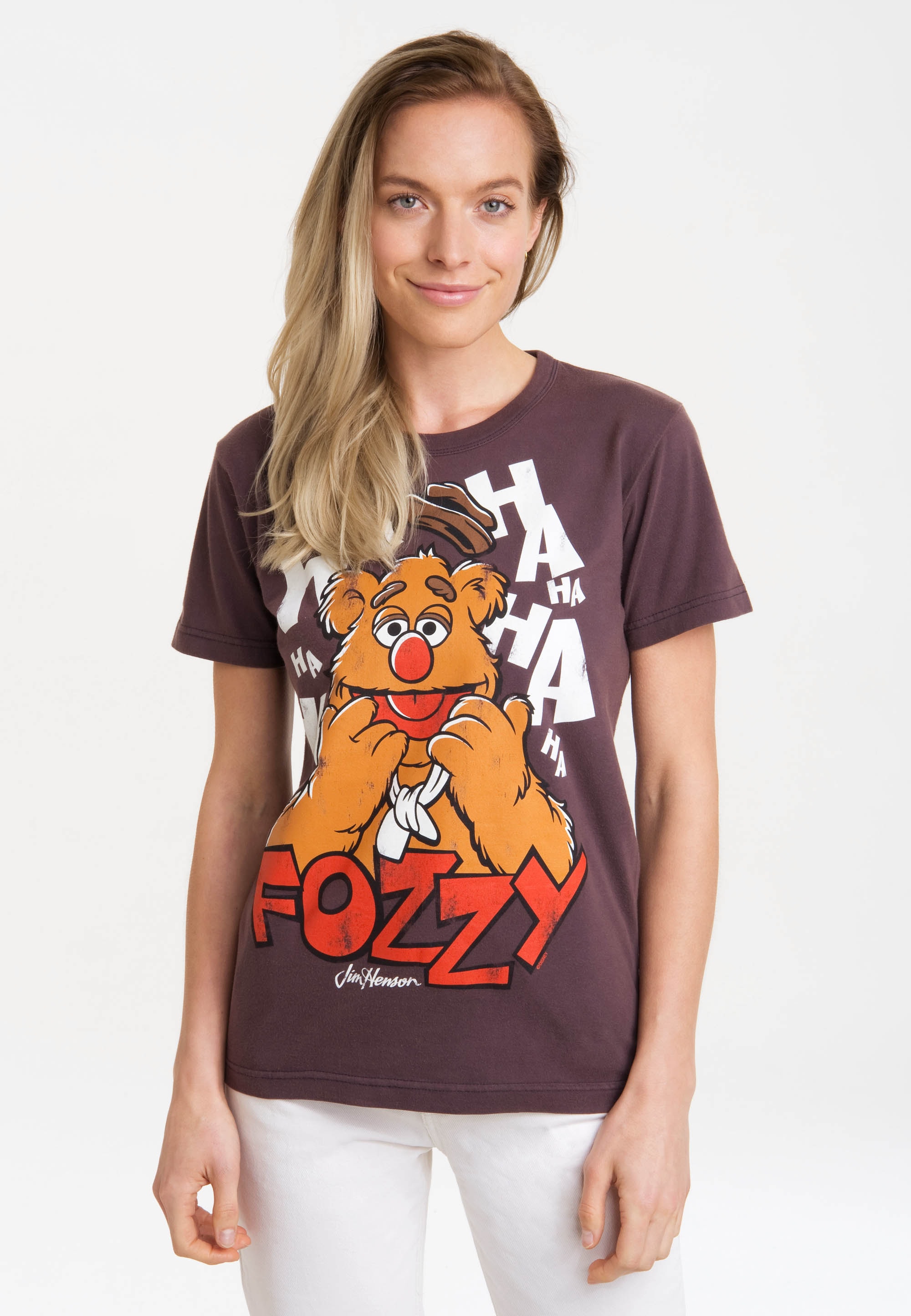 BAUR Show mit Fozzie - LOGOSHIRT »Muppet Print kaufen Bär«, T-Shirt | lizenziertem online