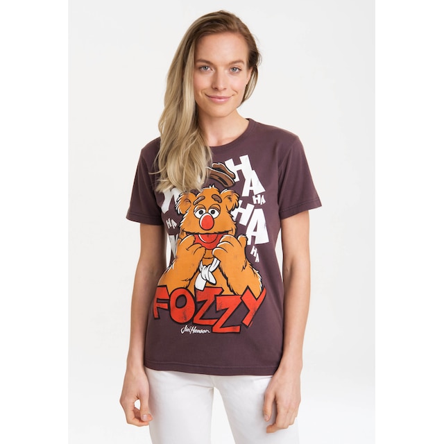 LOGOSHIRT T-Shirt »Muppet Show - Fozzie Bär«, mit lizenziertem Print online  kaufen | BAUR