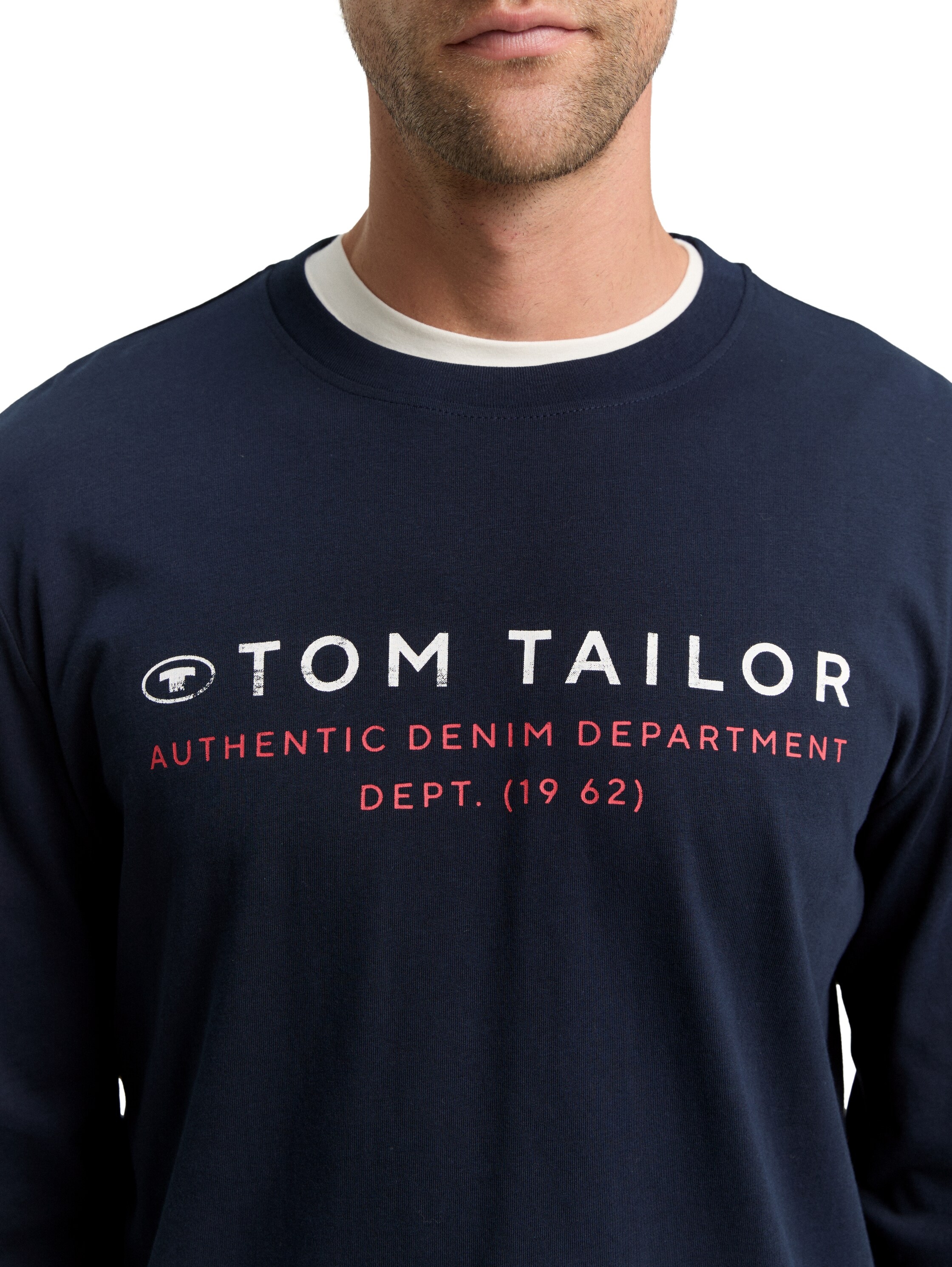 TOM TAILOR Langarmshirt, mit Logo Print