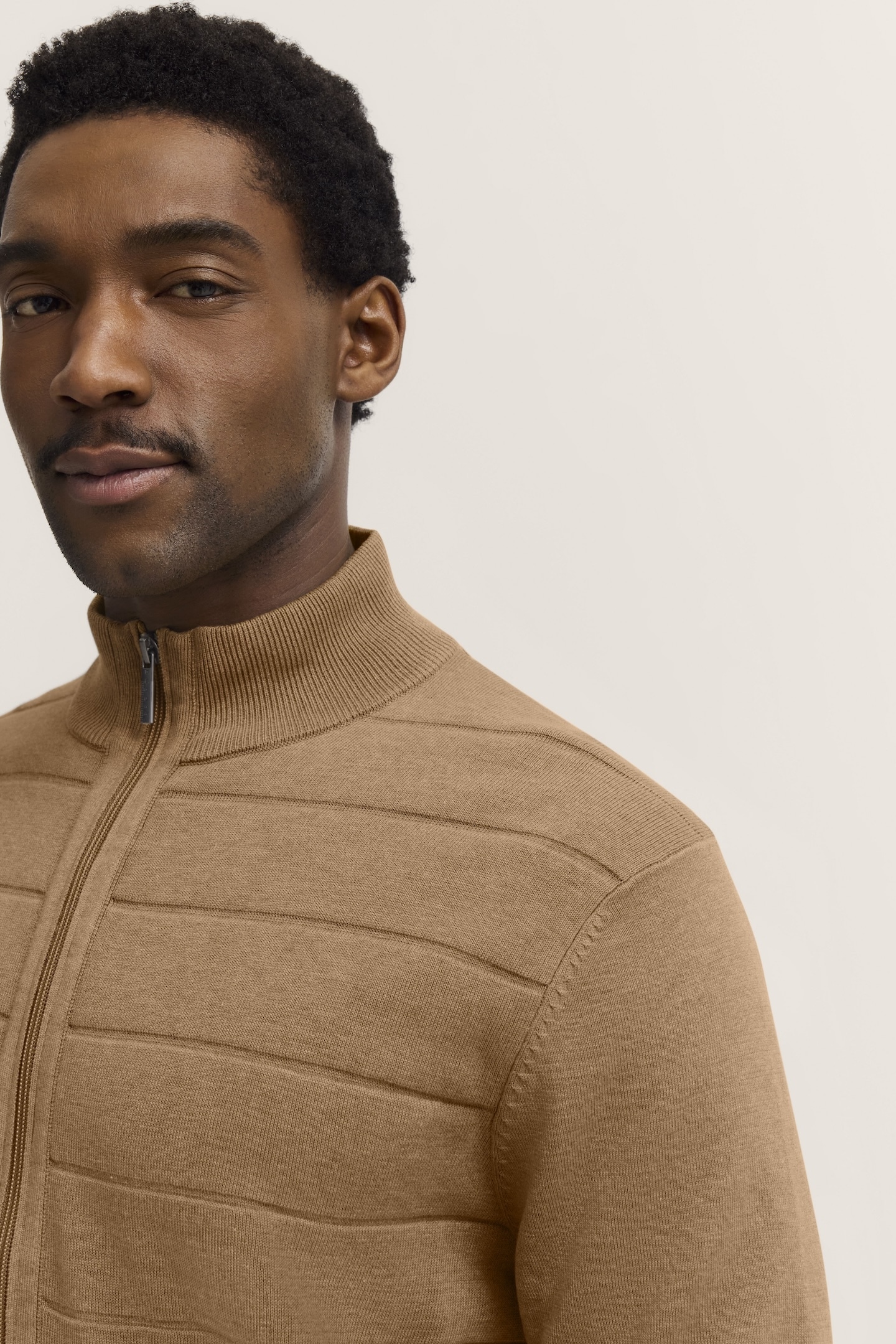 bugatti Strickjacke, mit Reißverschluss