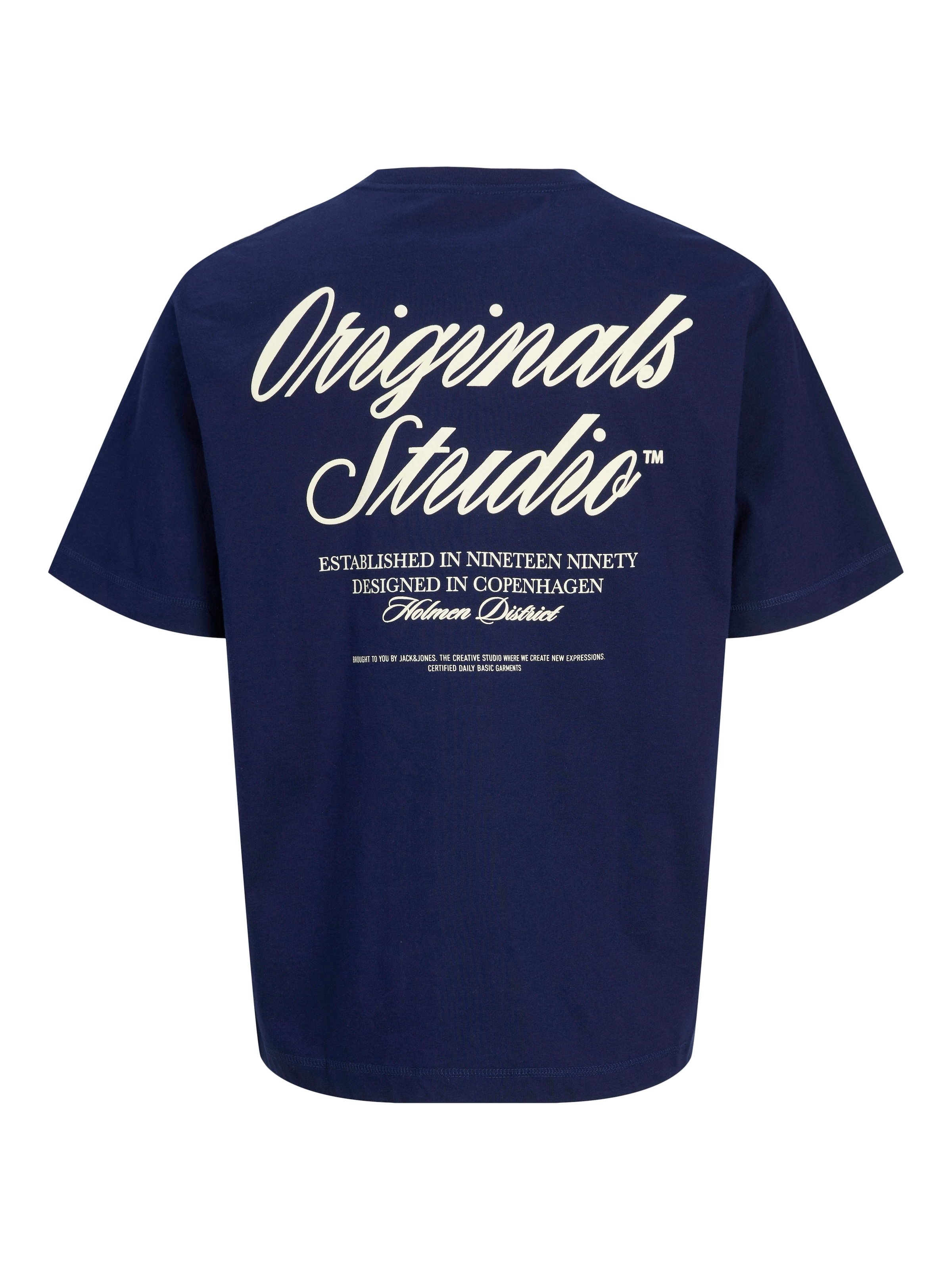 Jack & Jones Kurzarmshirt »JORNORREBRO TYPO TEE SS CREW NECK NOOS«