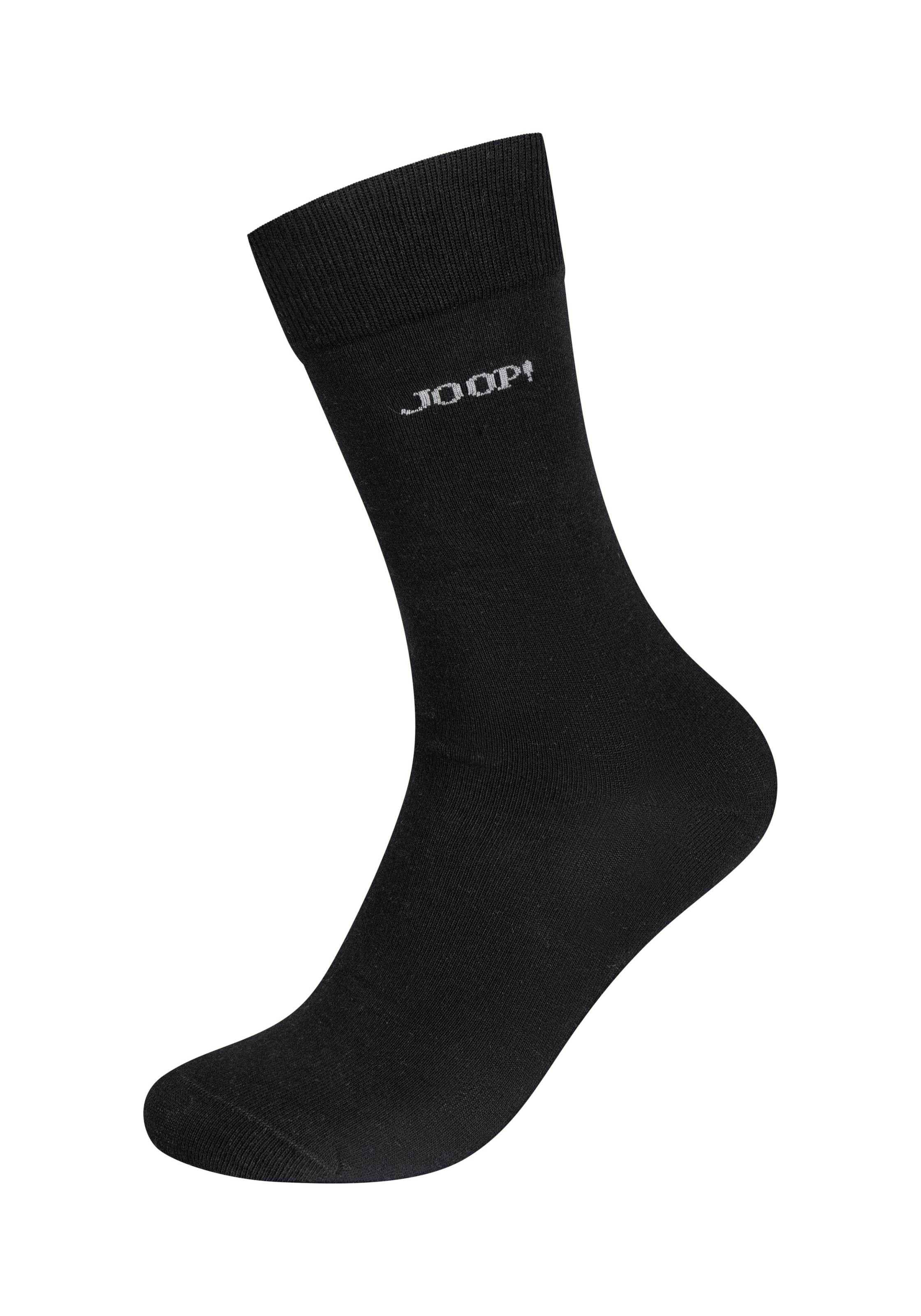 JOOP! Socken »premium essentials«, (4 Paar), mit elastischem Bund