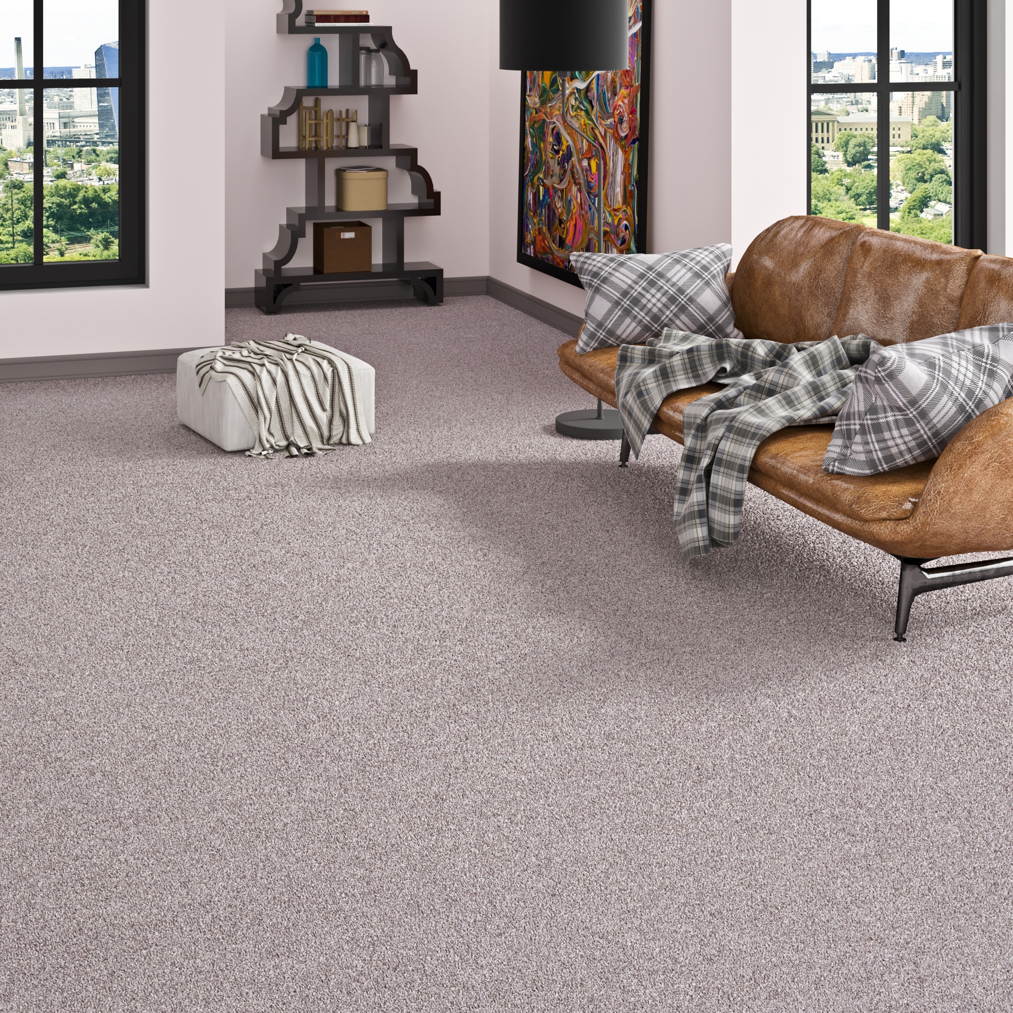 my home Teppichboden »Fortis, Schlinge, Made in Netherlands«, rechteckig, 5 mm Höhe, meliert, Breite 400 cm, Wohnzimmer, strapazierfähig