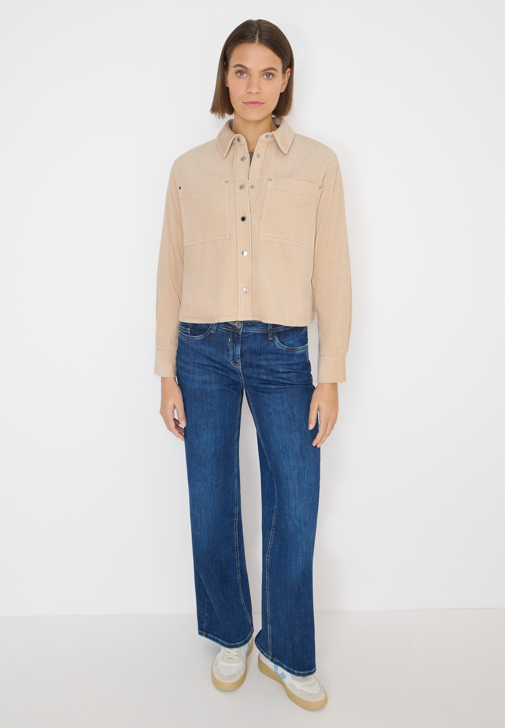 Thumbnail - Cecil Cordjacke ohne Kapuze in Cord-Optik