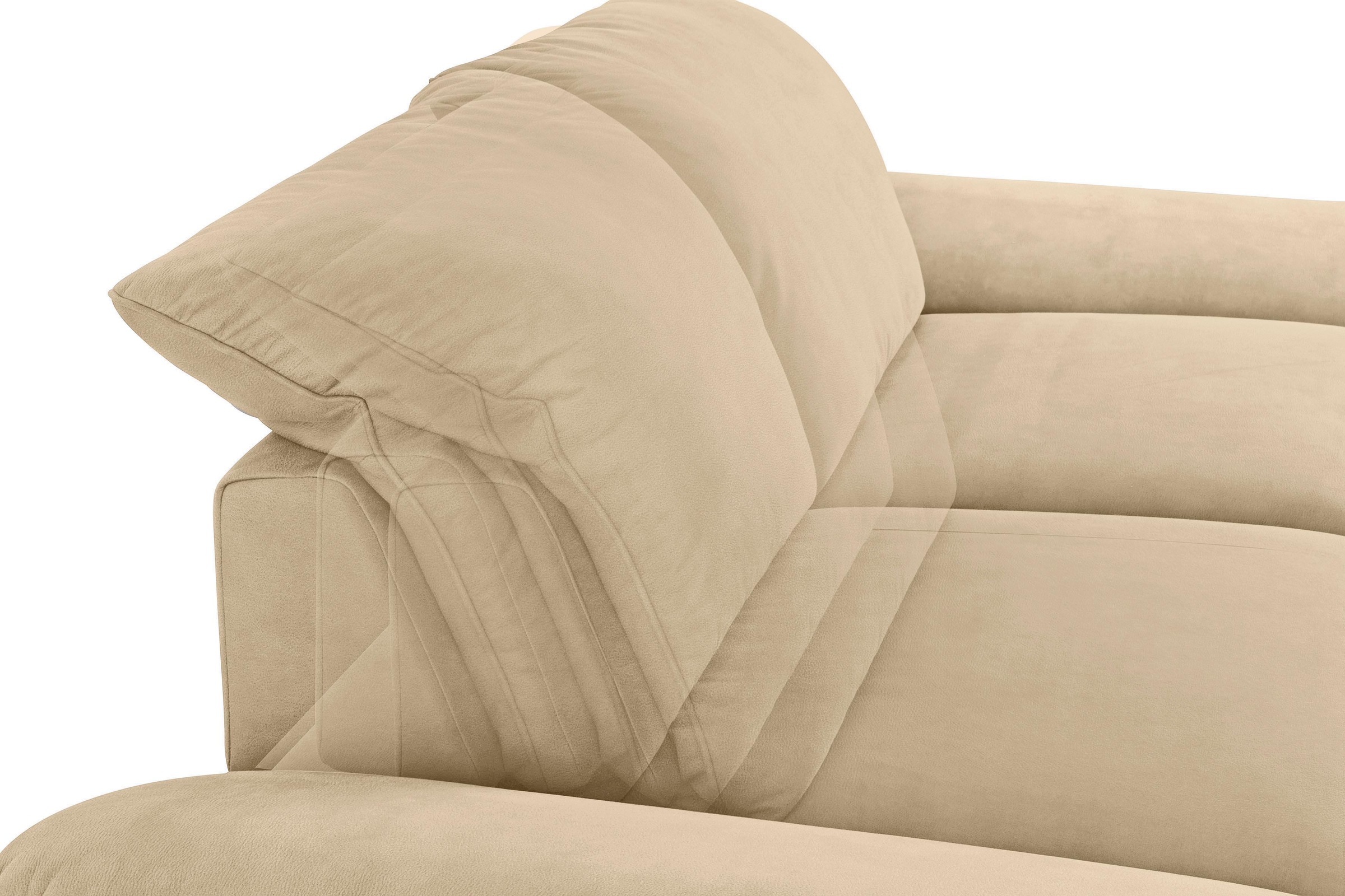 W.SCHILLIG 2,5-Sitzer »enjoy&MORE«, mit Sitztiefenverstellung, Füße Chrom glänzend, Breite 232 cm