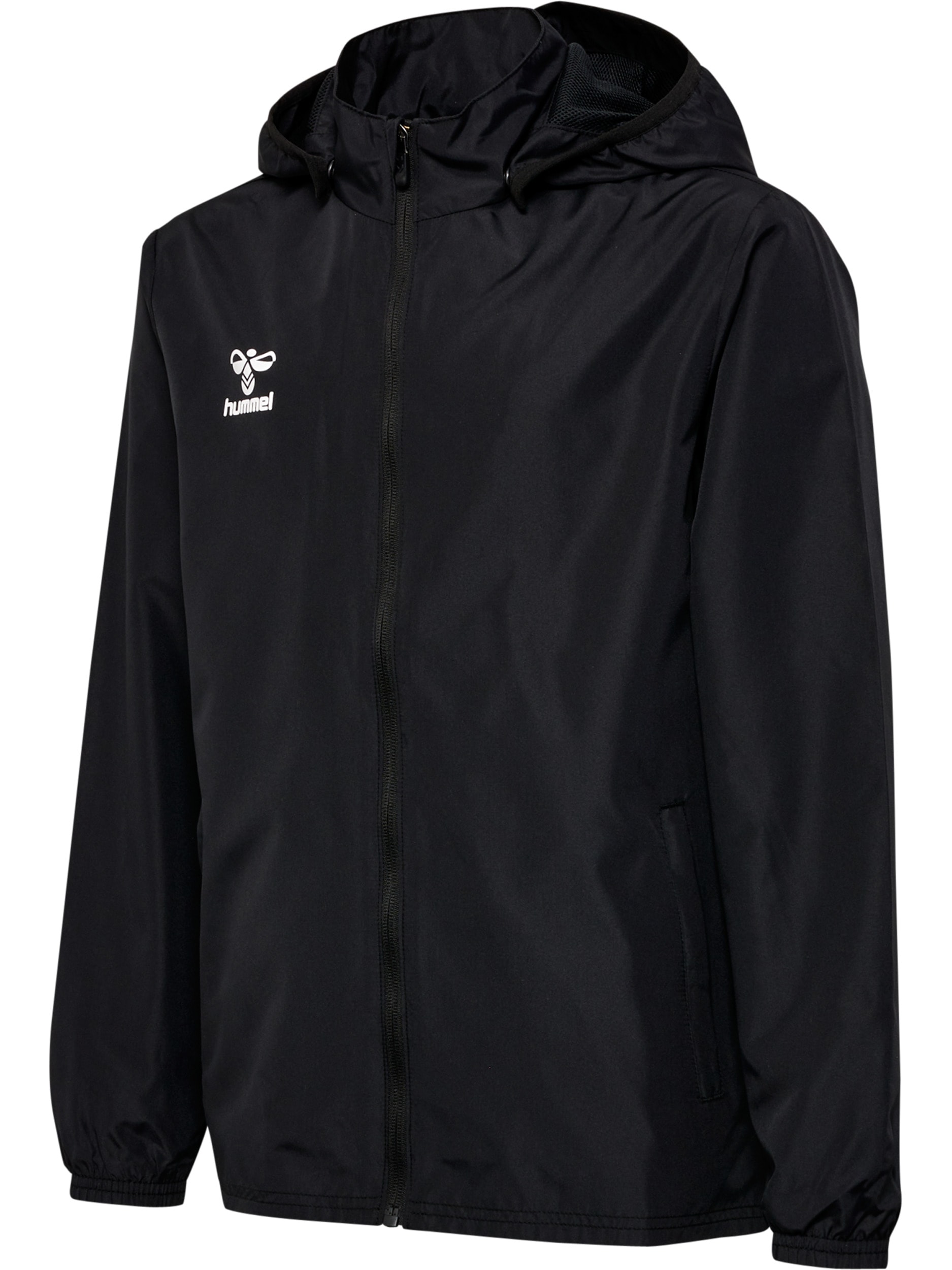 hummel Allwetterjacke »HMLESSENTIAL AW JACKET KIDS« mit Kapuze sportlicher Stil, atmungsaktiv, wasser- und schmutzabweisen