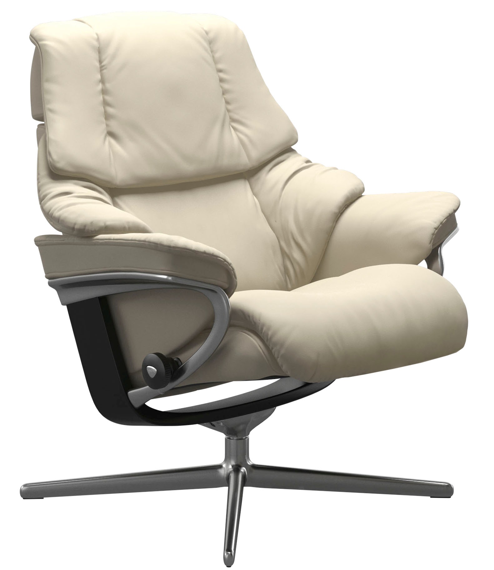 Thumbnail - Stressless Relaxsessel "Reno", mit Cross Base, Größe S, M & L, Holzakzent Schwarz