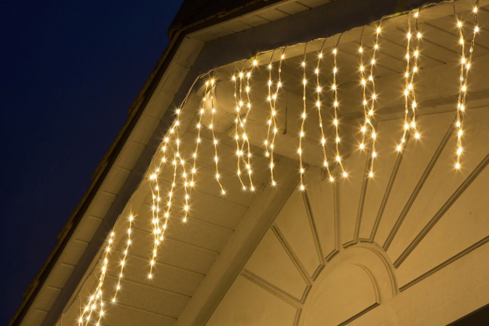 KONSTSMIDE LED-Lichterkette »Weihnachtsdeko aussen«, variabel als  Lichterkranz/Lichtergirlande, weiß, 240 warm weiße Dioden bestellen