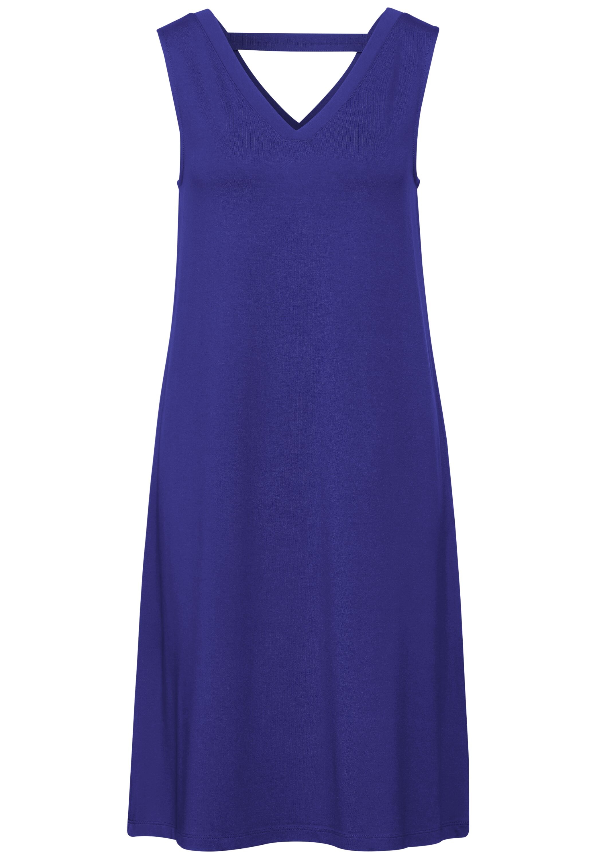 STREET ONE Jerseykleid, mit V-Ausschnitt vorn und hinten