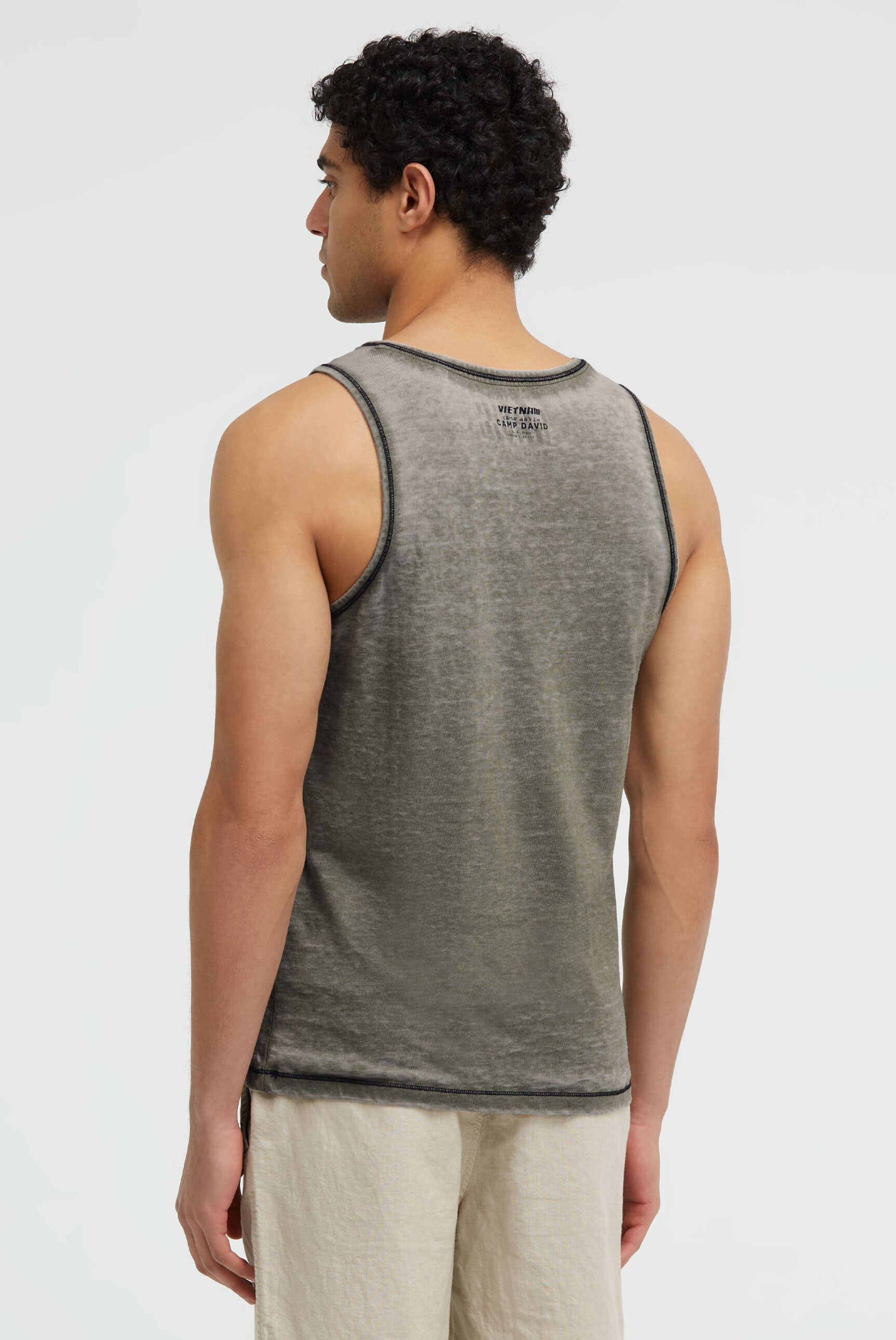 CAMP DAVID Tanktop in softer Haptik