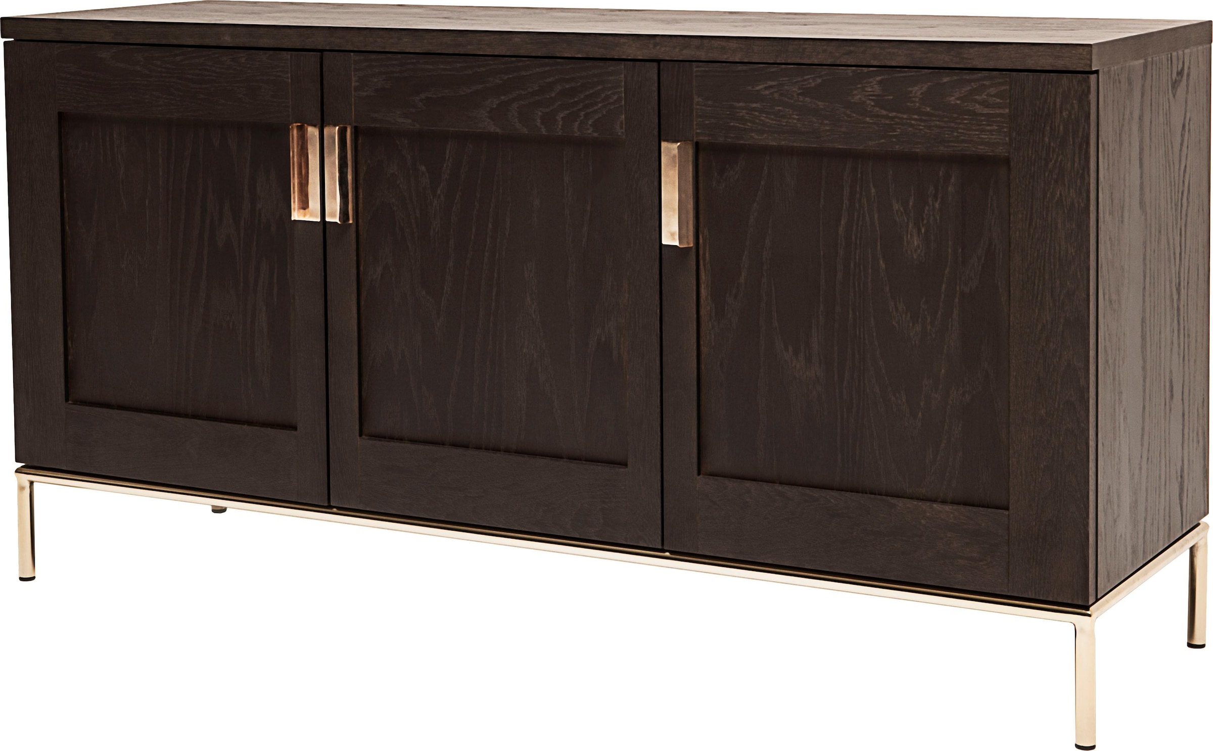 Woodman Sideboard »Parlan«, mit drei Holztüren und Anschlagdämpfern, Soft-Close, Breite 150 cm