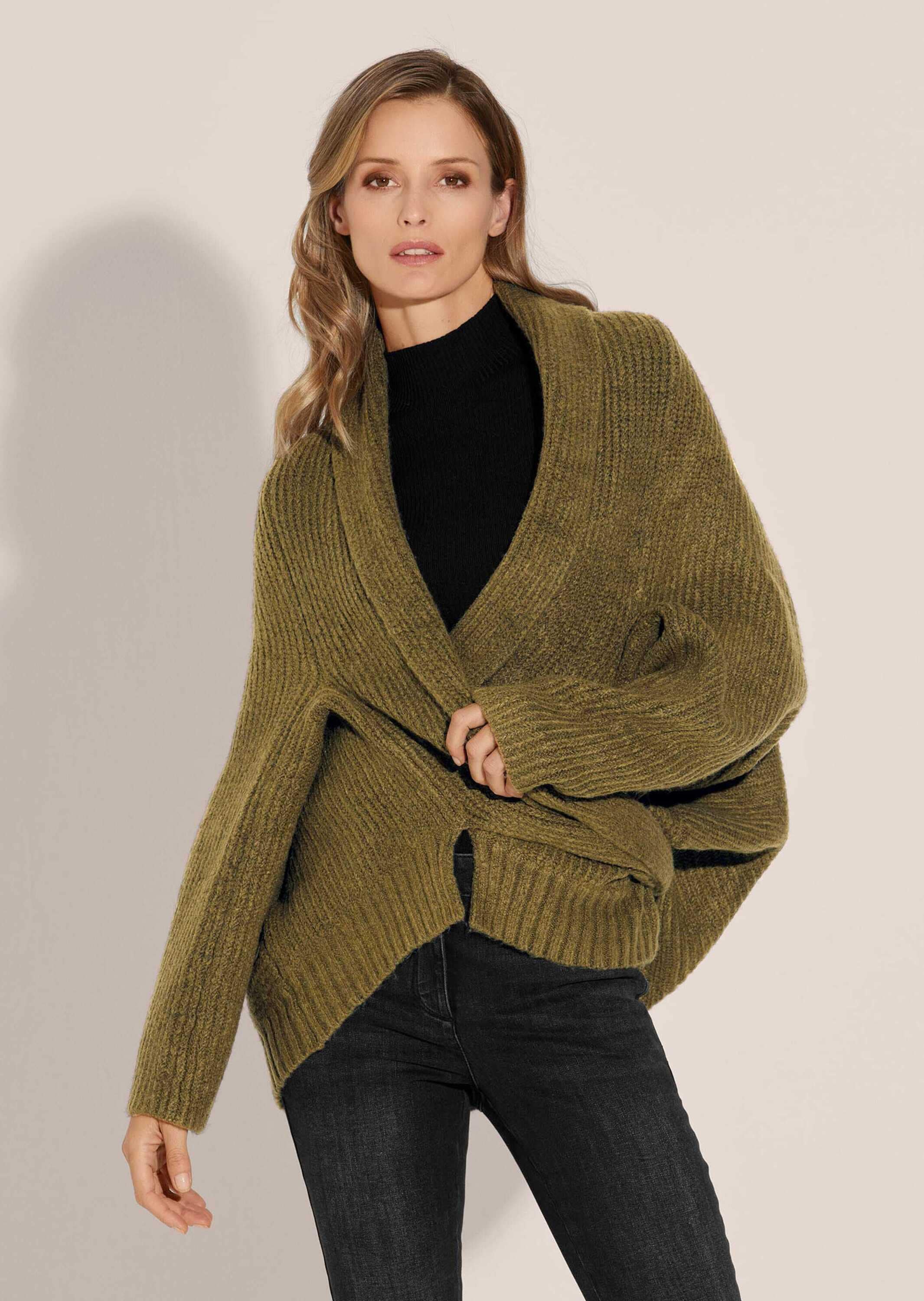 MADELEINE Strickjacke »Strickmantel Strickmantel«