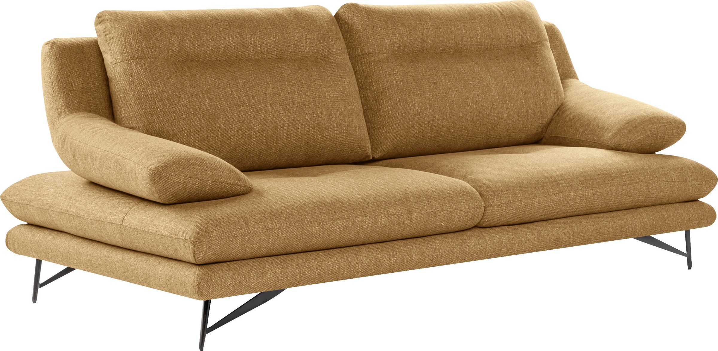CALIA ITALIA 3-Sitzer »Cezanne modern, elegant und bequem, aufwendige Detailverarbeitung«, wahlweise mit Sitztiefenverstellung