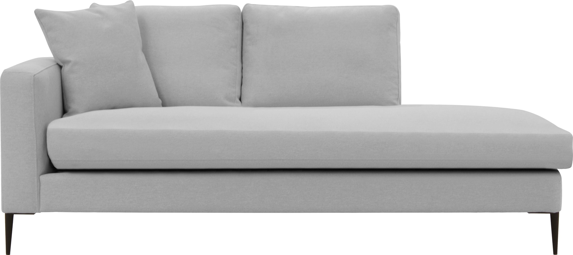 Home affaire Recamiere "Cozy Chaiselongue, Maße B/T/H: 195/97/80 cm" mit lo günstig online kaufen
