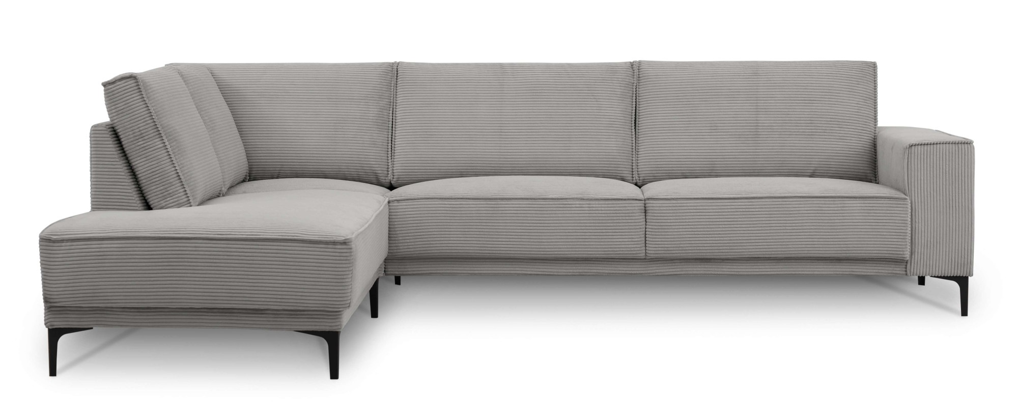 PLACES OF STYLE Ecksofa "Polsterecke Oland, Struktur, Flachgewebe, Luxus-Mi günstig online kaufen