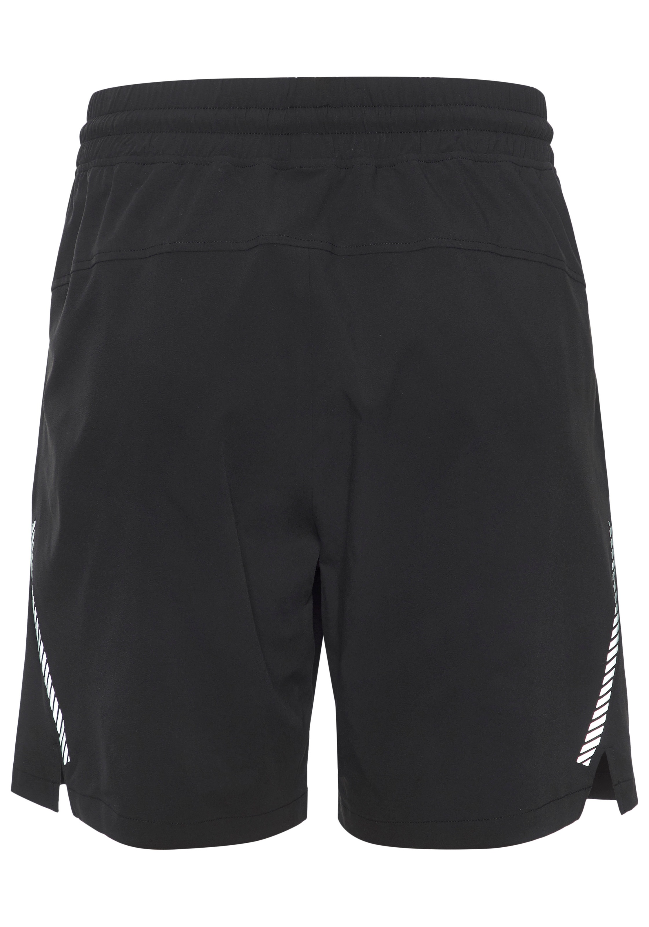 Le Jogger Performance Laufshorts, mit reflektierendem Logo am linken Bein