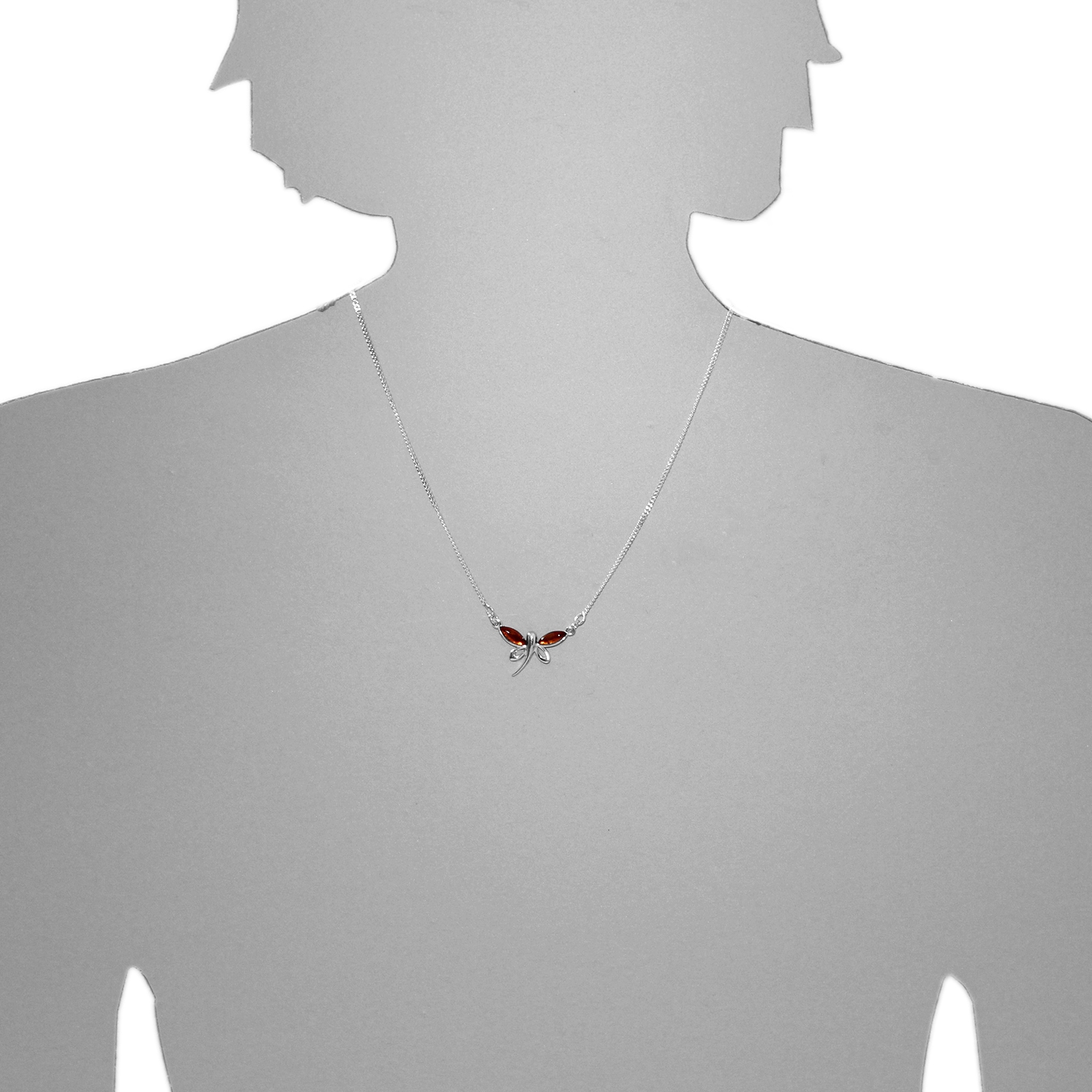 OSTSEE-SCHMUCK Collier »Ostsee-Schmuck Collier Schmetterling Collier Schmetterling«, (1 tlg.)