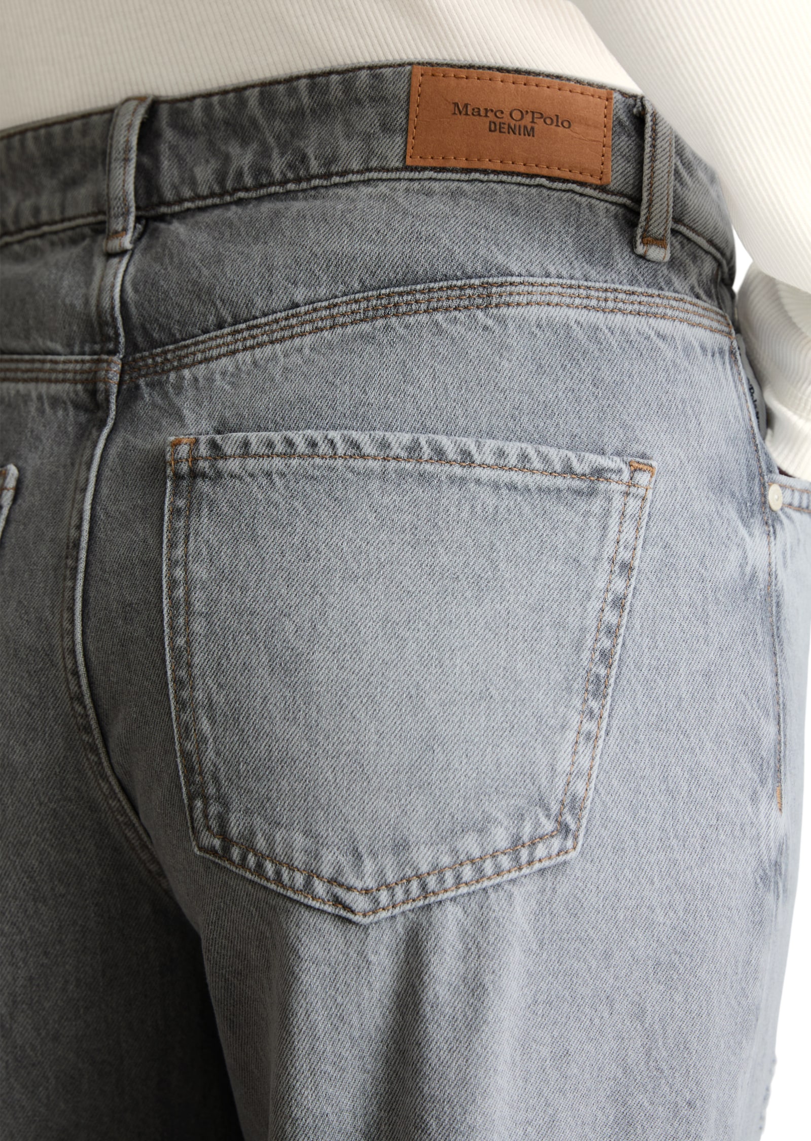Marc O'Polo DENIM Weite Jeans »aus Bio-Baumwolle ohne Stretch«