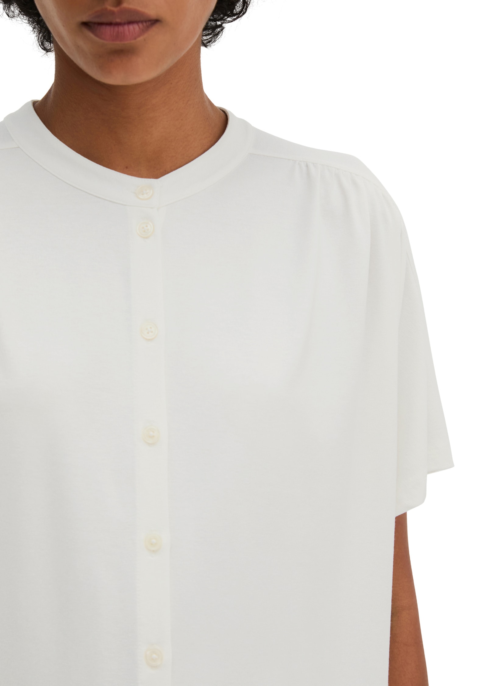 Marc O'Polo Kurzarmshirt »aus LENZING™ ECOVERO™«