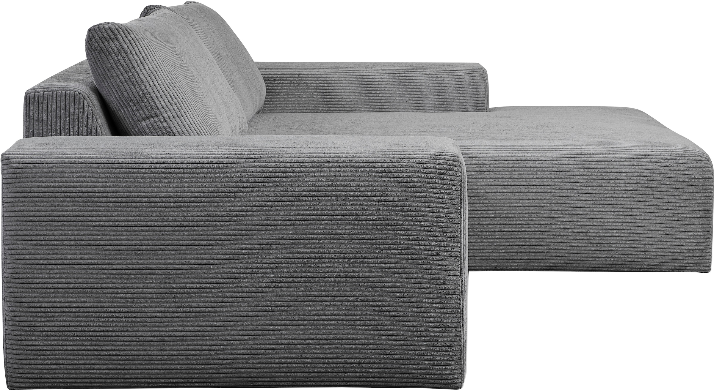 WERK2 Ecksofa »Rio, elegant und bequem, Breite 262cm, L-Form«, Puristisches Design mit maximalem Komfort
