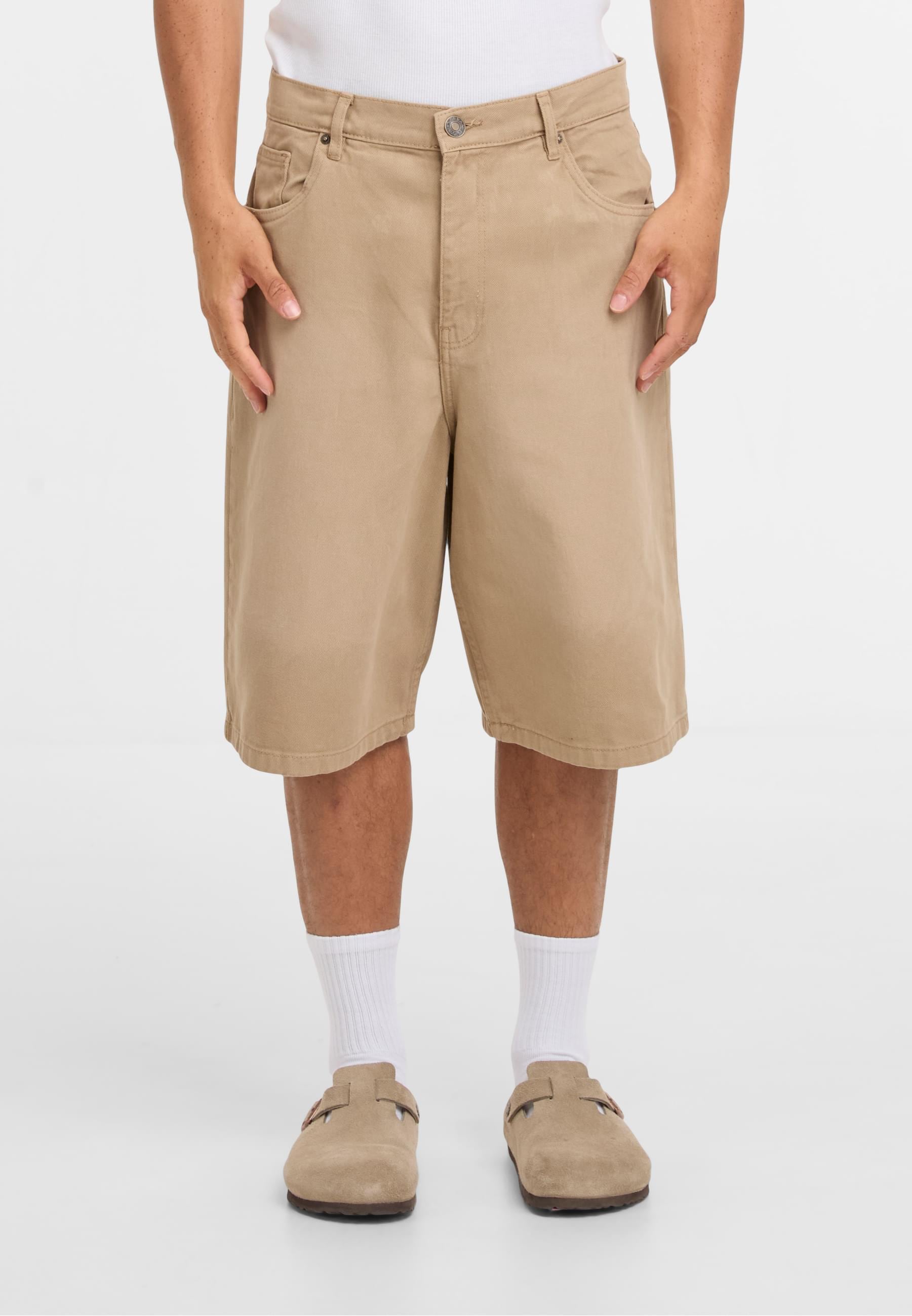 URBAN CLASSICS Shorts »Urban Classics Herren 90's Heavy Denim Shorts«, (1 tlg.)