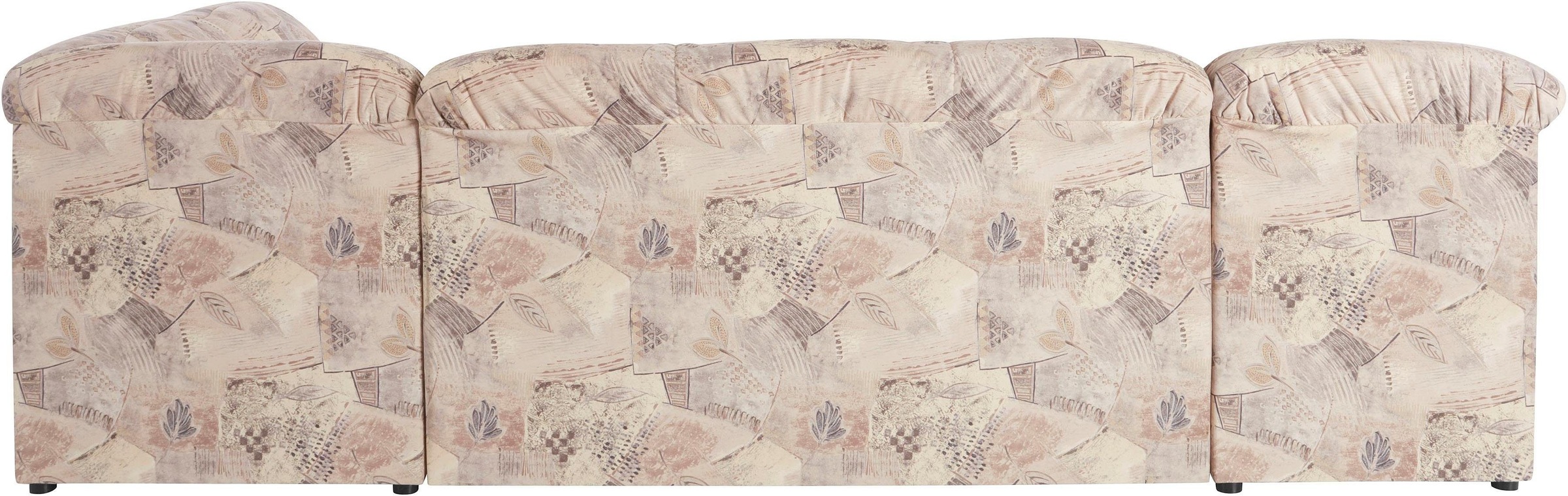 DOMO collection Wohnlandschaft »Pegnitz, zeitlos&modern, elegante Rückensteppung, Breite 292cm, U-Form« wahlweise mit Bettfunktion