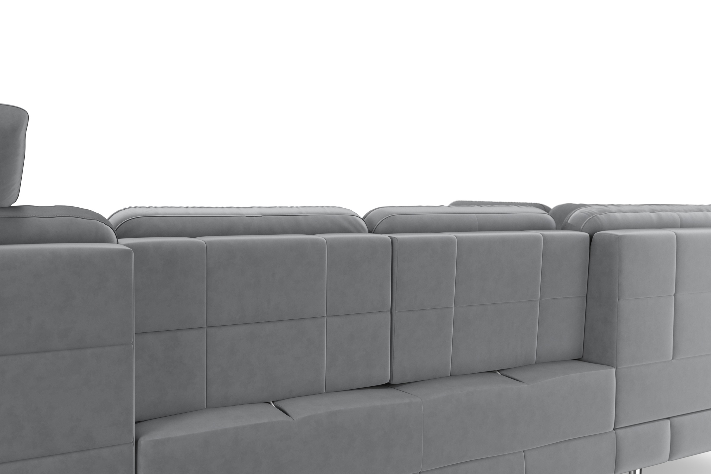 sit&more Wohnlandschaft »Bendigo U-Form«, inklusive Sitztiefenverstellung, Bodenfreiheit 15 cm, in 2 Fußfarben