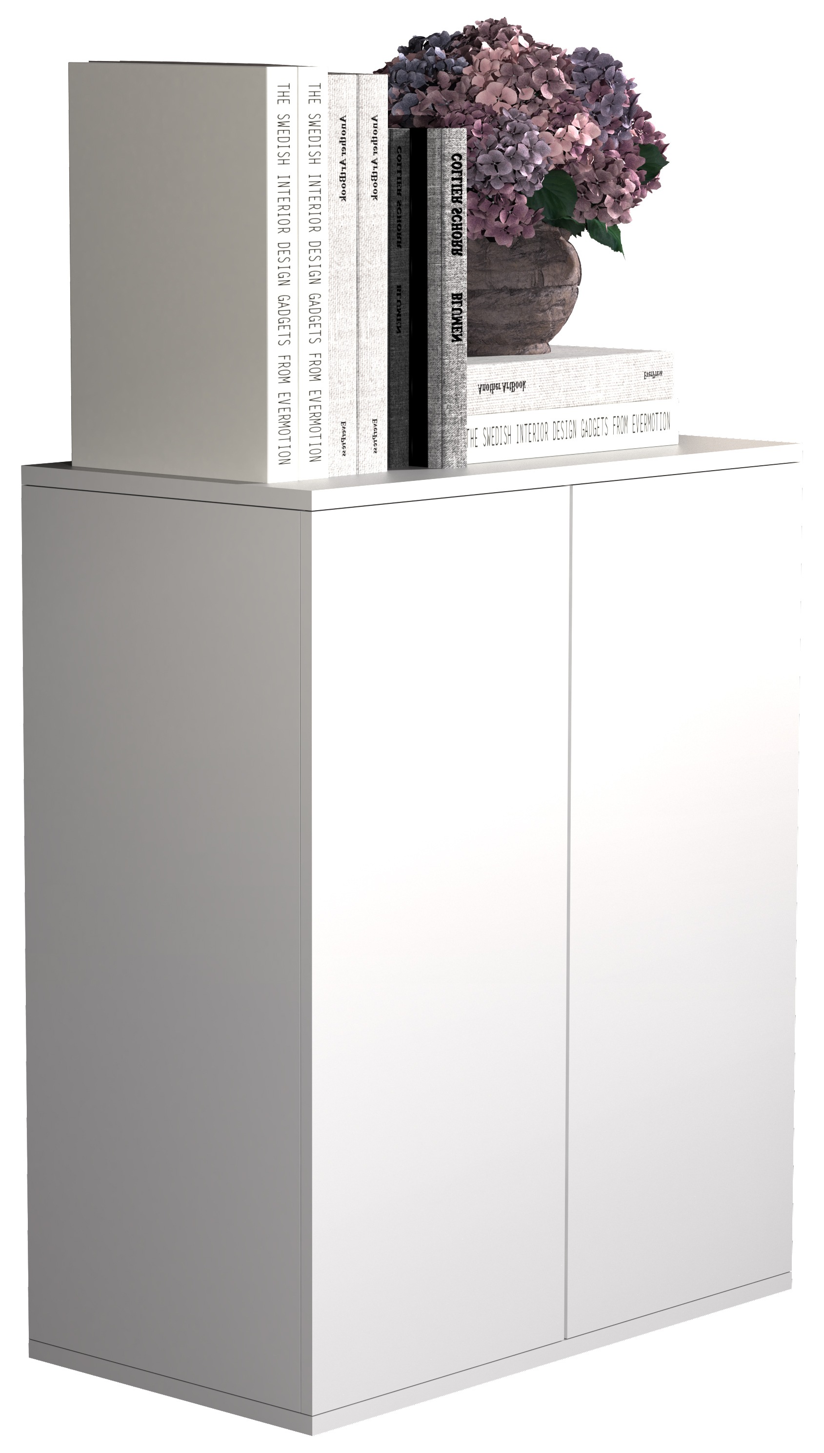 Kommode VCM, B:60cm T:32cmweiß, Sideboards, "Holz Kommode Sideboard Anrichte Dalosa 2 Drehtüren"