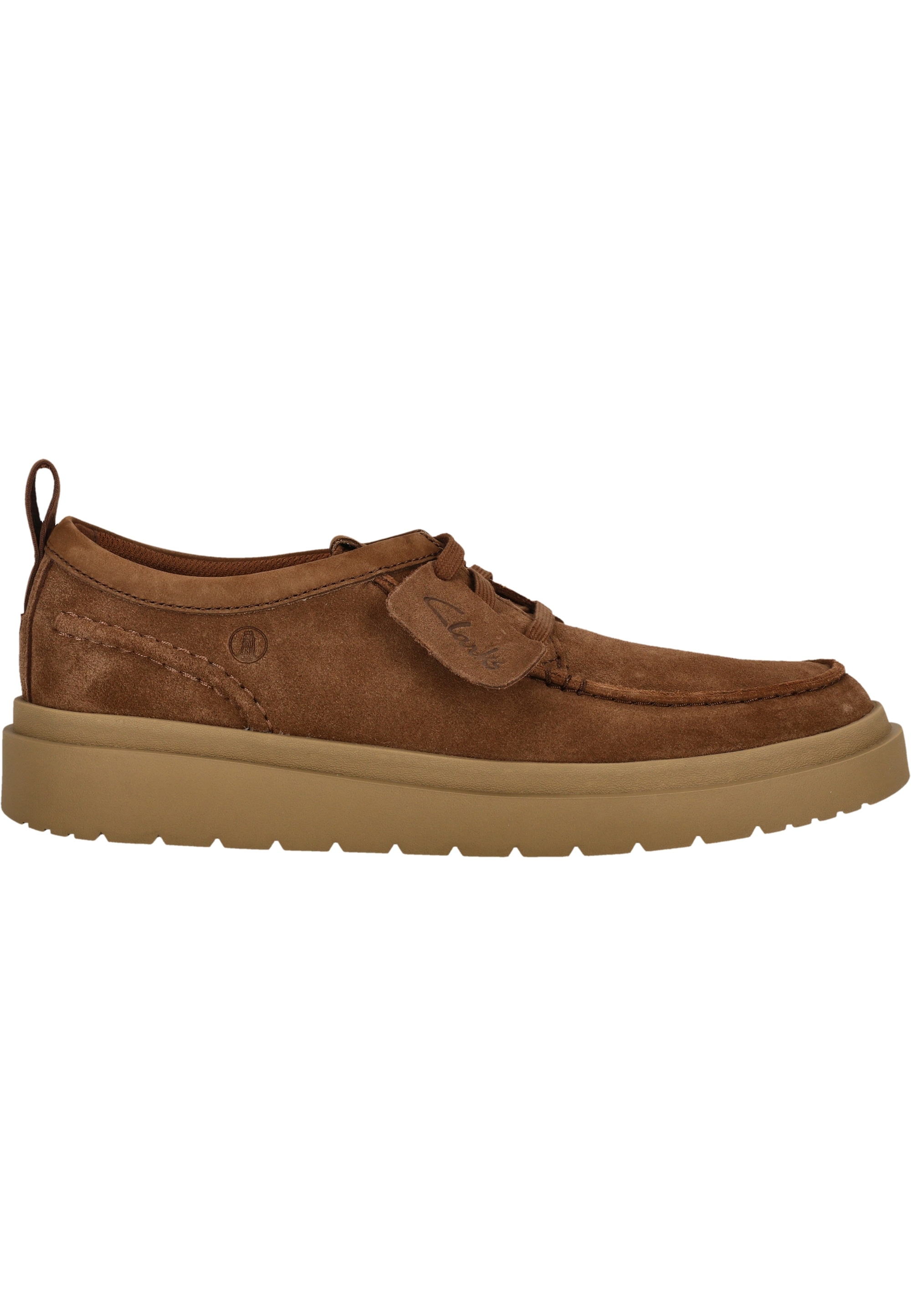 Clarks Schnürschuh »Polden Moc«  mit markanter Sohle