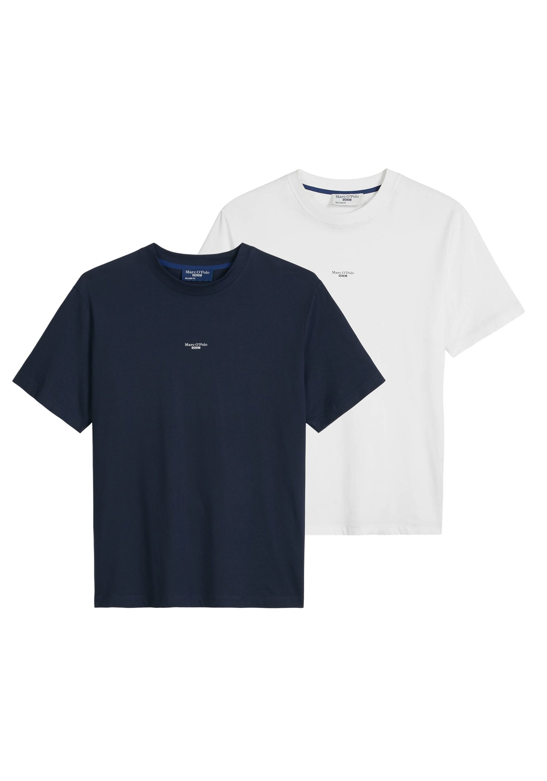 Marc OPolo DENIM T-Shirt "T-Shirt T-Shirt, SSL, Logo Print, Relax 2er Pack" 2