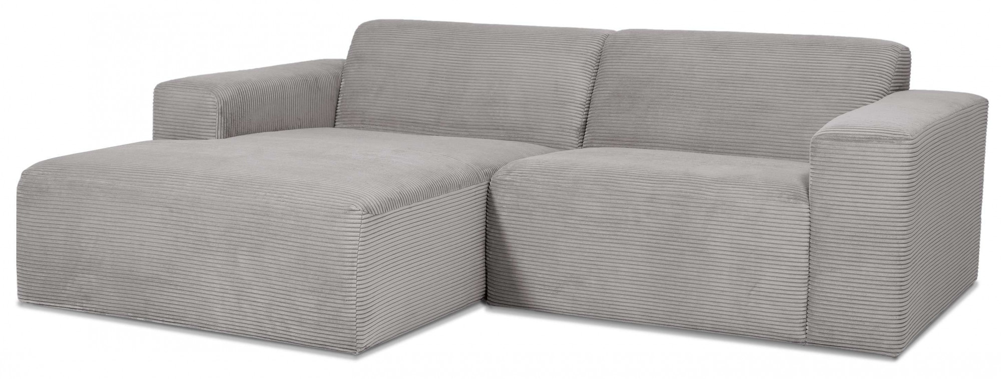 INOSIGN Ecksofa »Koa,228cm, L-Form, Modulsofa, Webstoff, Cord«, Designsofa, weicher Lounge-Sitzkomfort, Welleunterfederung, bodentief