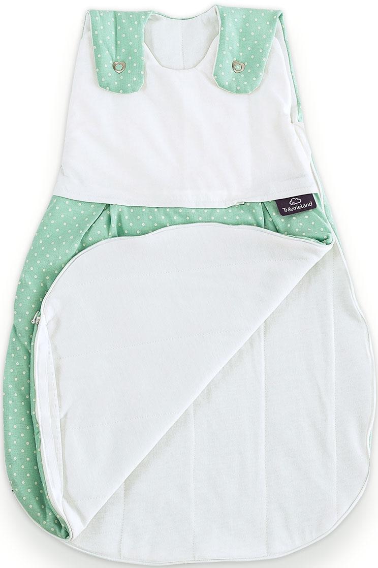 Träumeland Babyschlafsack »Außenschlafsack Pünktchen mint«