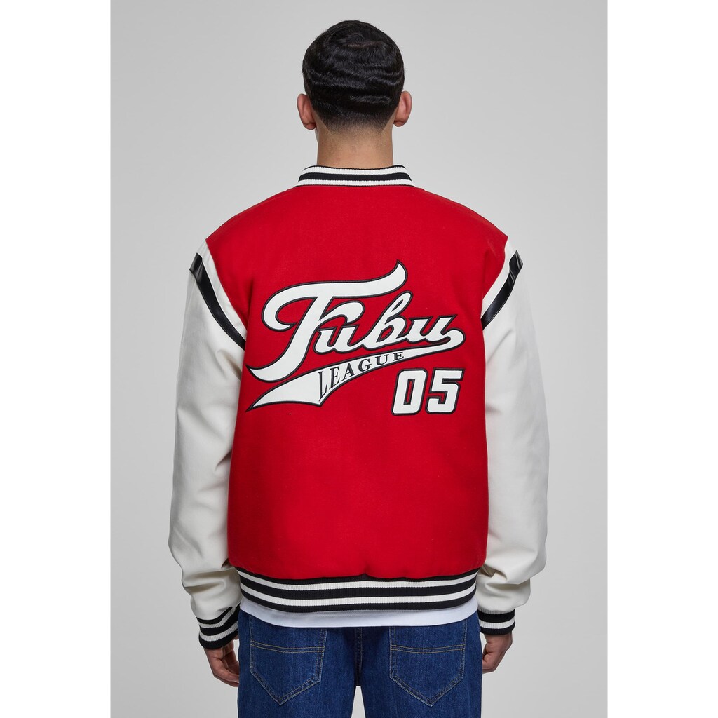 Fubu Anorak »Fubu Herren FM231-021-2 FUBU Old English Varsity Jacket«, (1 St.), ohne Kapuze