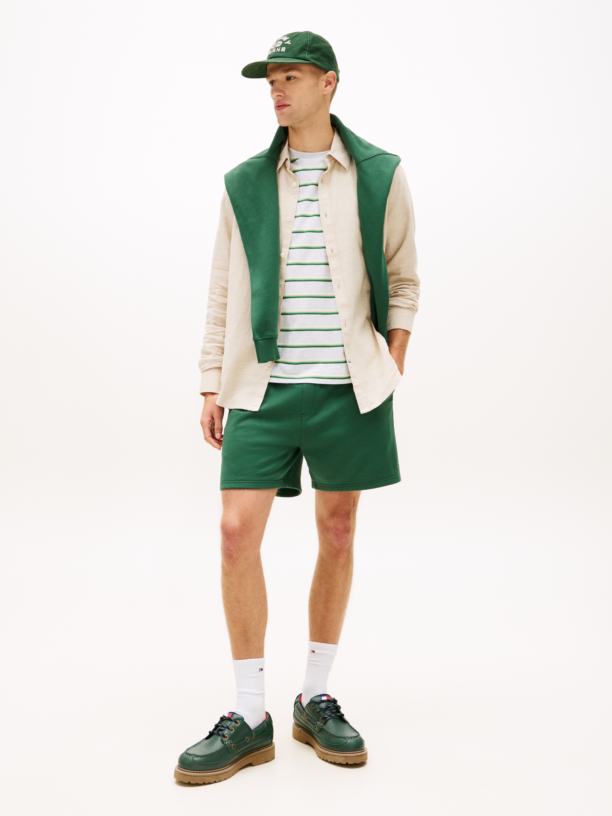 Tommy Jeans Langarmhemd »TJM REGULAR FIT LINEN BLEND«