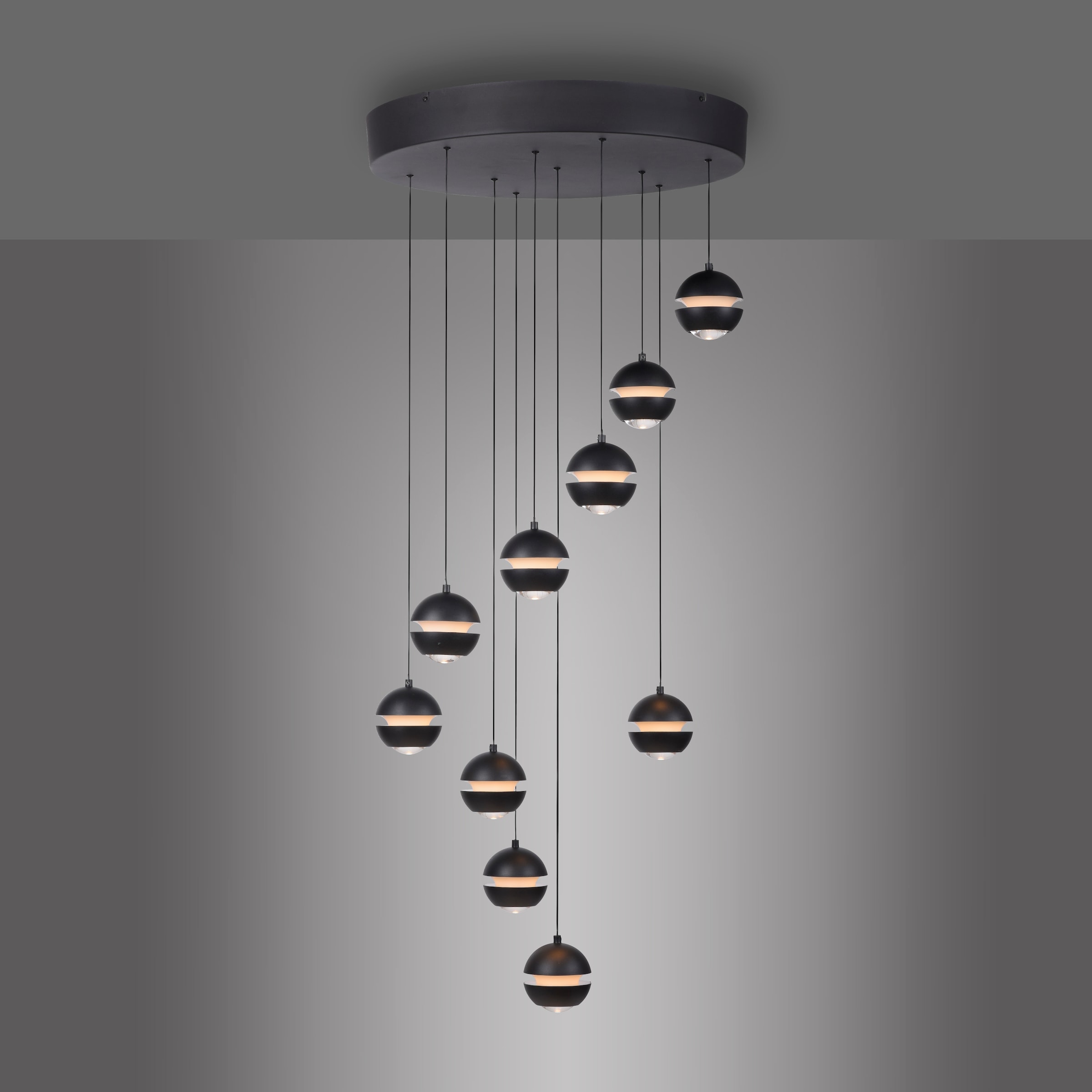 SCHÖNER WOHNEN-Kollektion LED Pendelleuchte »LINI« LED-Board 1 Stk. Warmweiß SCHÖNER WOHNEN Kollektion, 3-Stufen Dimmer, Comfort-Lift