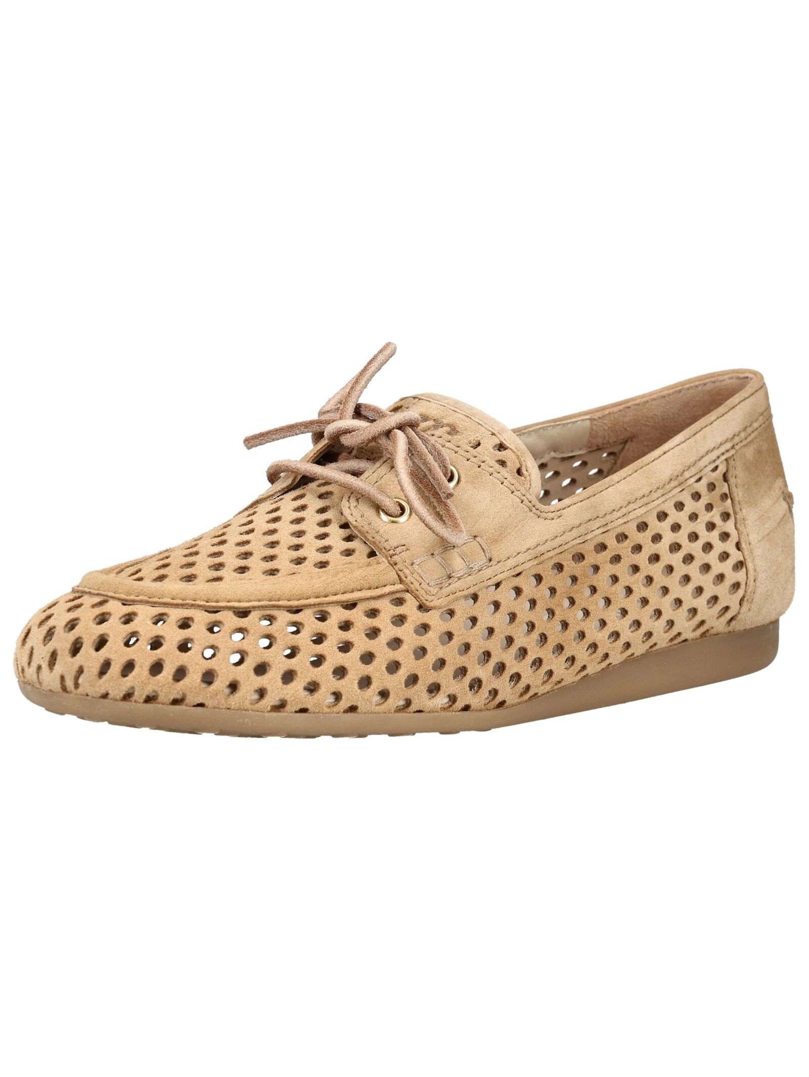 Paul Green Schnürschuh "Paul Green Halbschuhe Veloursleder"