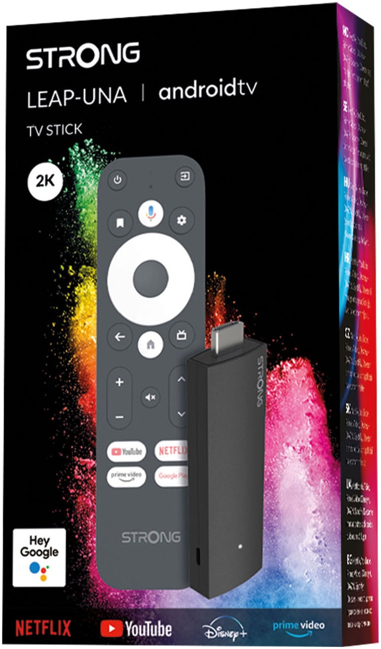 Strong Streaming-Stick »LEAP-UNA«, Video-Streaming: Netflix, Youtube, Amazon Prime Video, Disney+