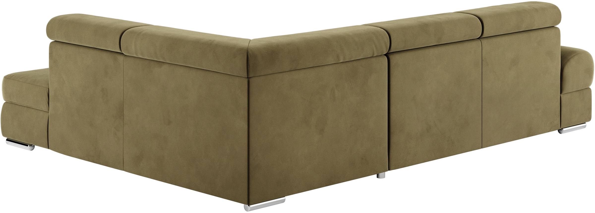 sit&more Ecksofa »Broadway L-Form«, mit verstellbaren Kopfteilen, wahlweise mit Bettfunktion