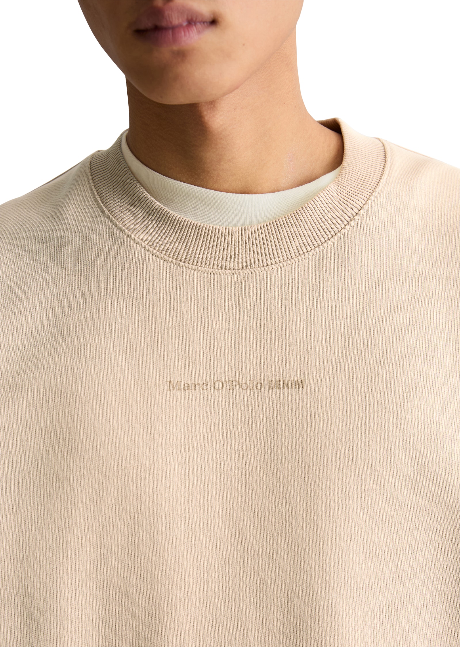 Marc O'Polo DENIM Sweatshirt , regular fit aus weichem Bio-Baumwoll-Sweat
