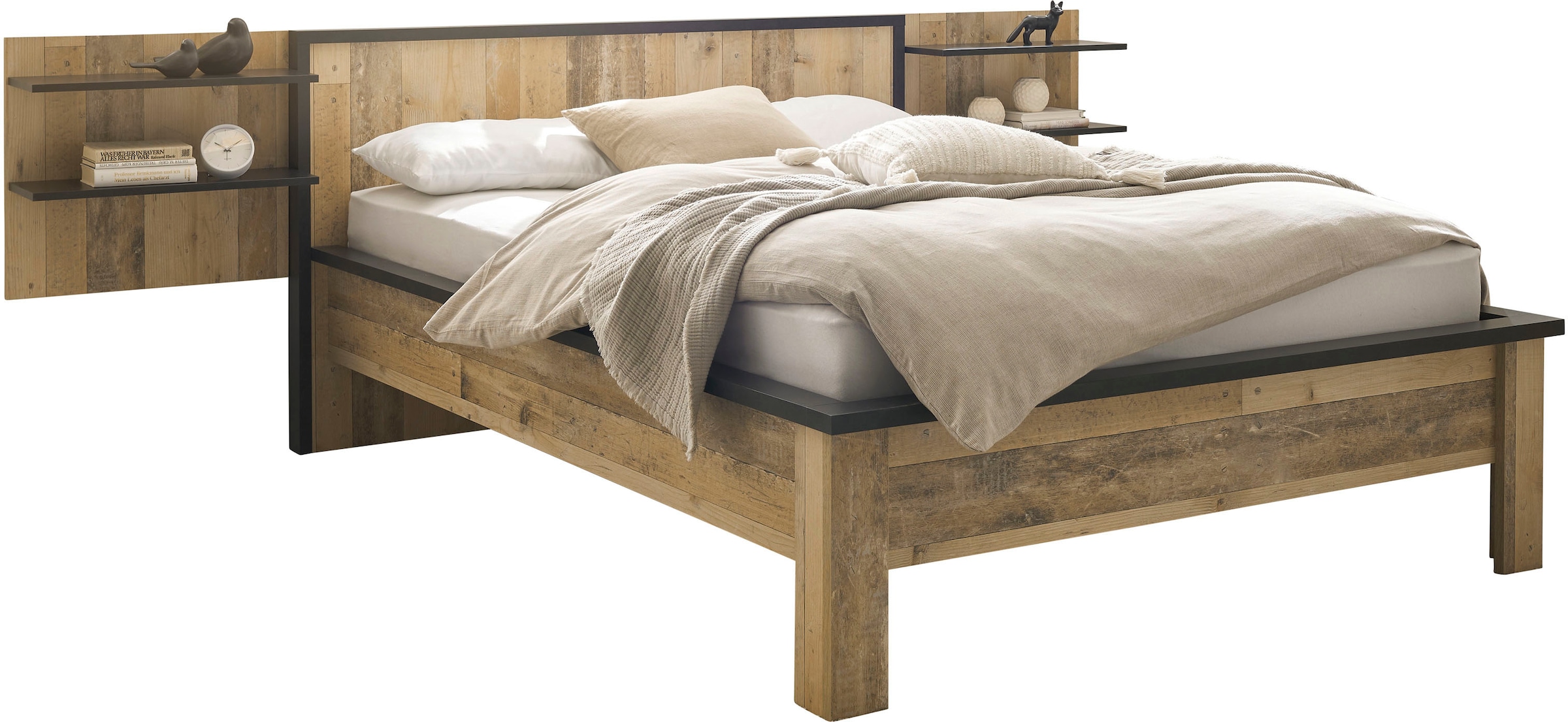 Home affaire Bettanlage "SHERWOOD" 3 Stk. tlg. Liegefläche Bett 140x200cm, günstig online kaufen