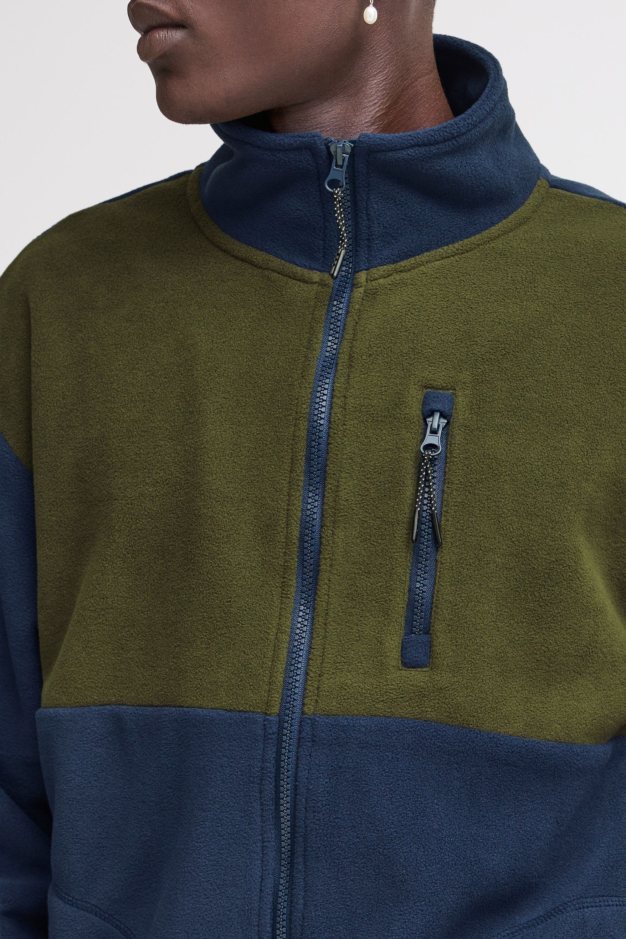 Blend Fellimitatjacke »Fellimitatjacke BHBROOKS Sweatshirt zipp thru«