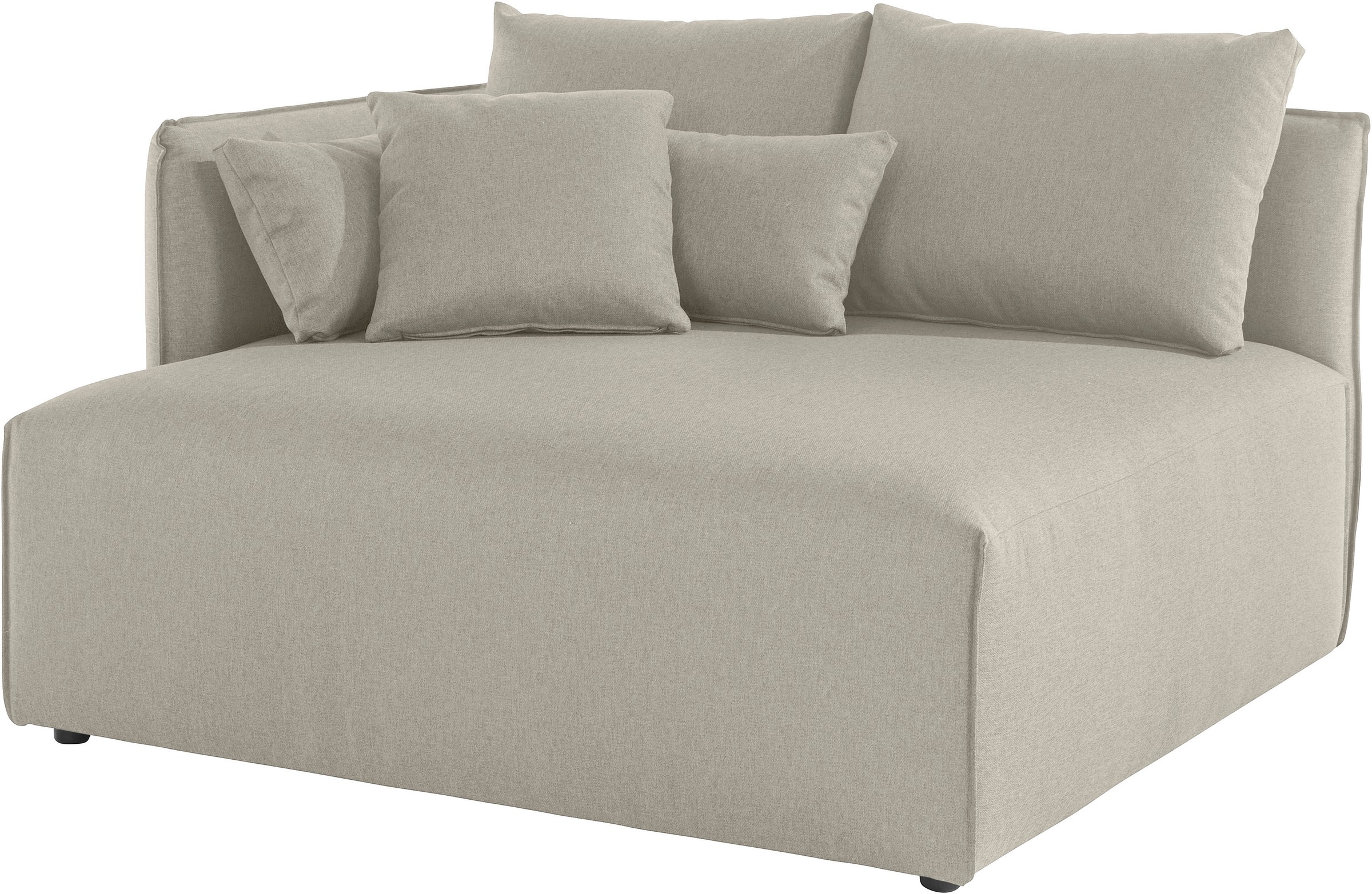 andas Ottomane »Nöre«, kurzes Lounge-Modul - zum Zusammenstellen, Breite 138 cm, Tiefe 128 cm